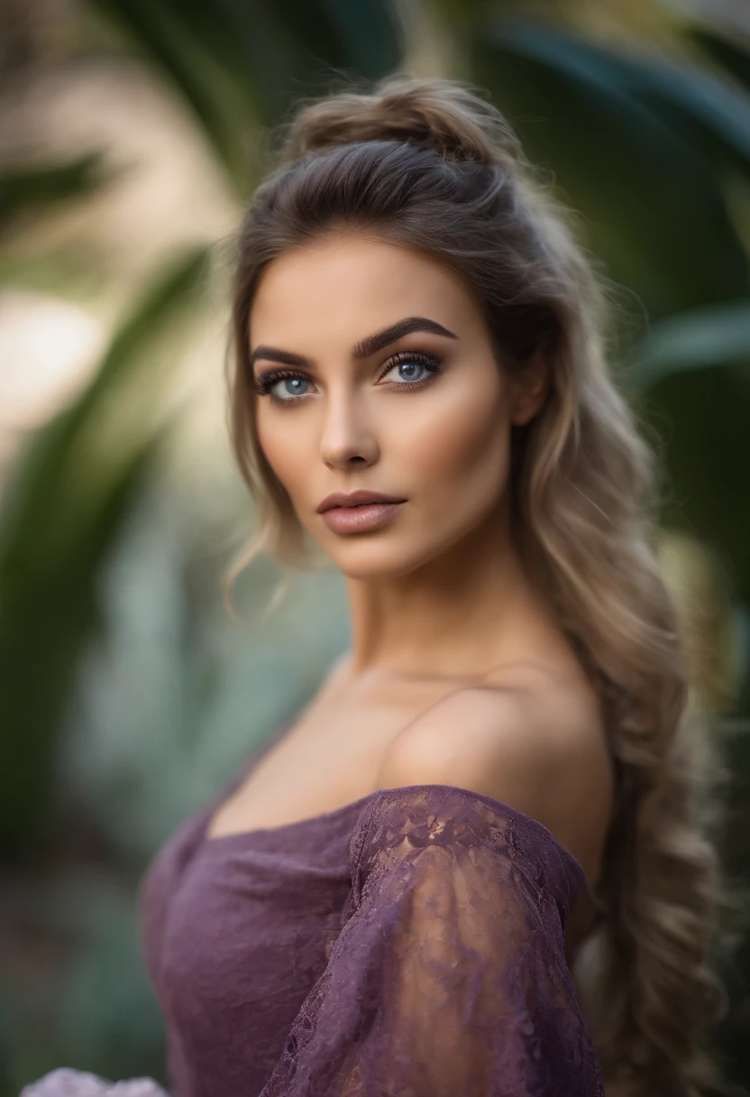 Femme Arafed complètement , fille jolie aux yeux bruns, ultra réaliste, Méticuleusement détaillé, Portrait Sophie Mudd, cheveux bruns et grands yeux, Selfie d’une jeune femme, Dubai Eyes, Violet Myers, sans maquillage, maquillage naturel, Regarder directement la caméra, Visage avec Artgram, Maquillage subtil, Superbe photo du corps entier agenouillée sur le lit, dans la chambre, Buste de taille moyenne à grande