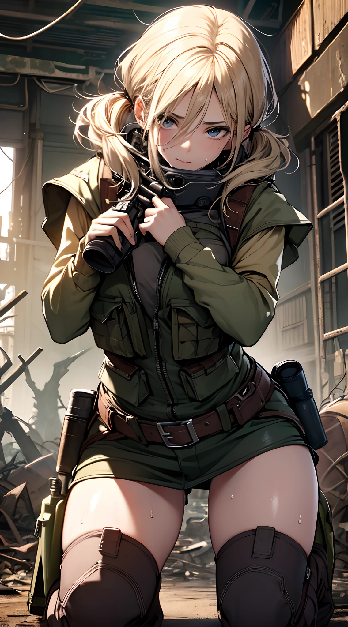 ( Sergeant Calhoun) (tetona)(toto grande)(desnuda)(culo grande)Sargento Calhoun
