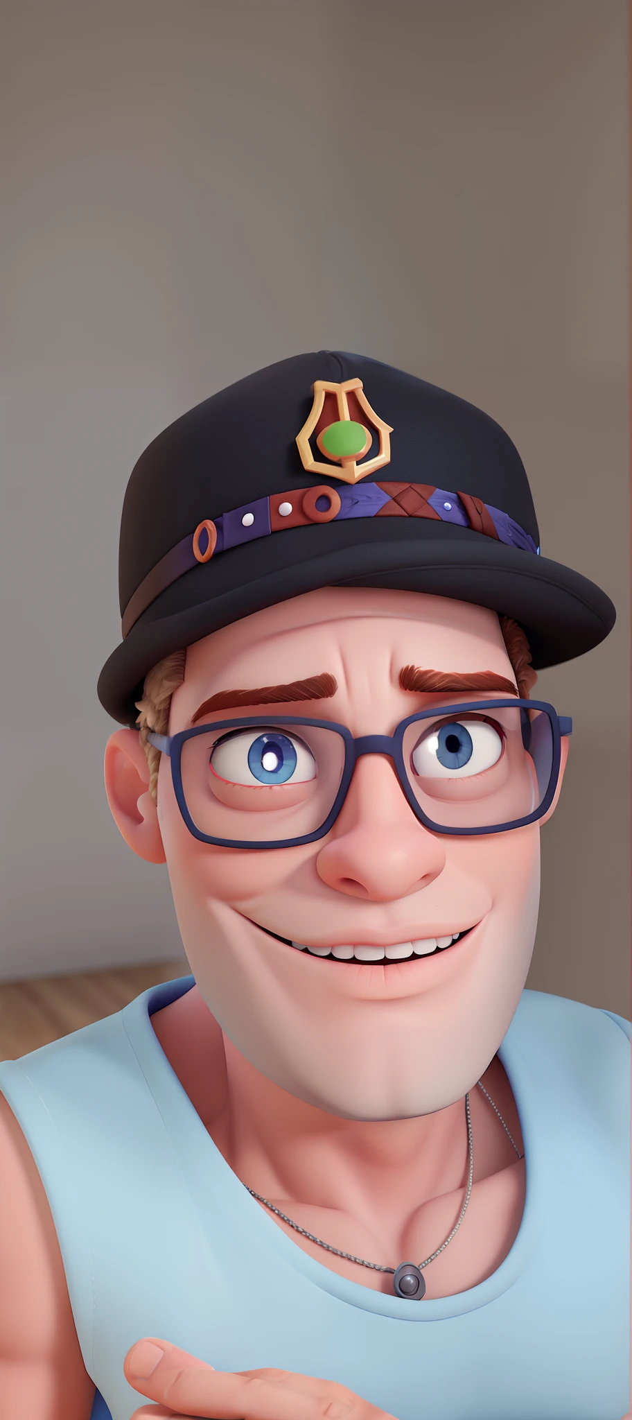 personagem masculino realista 3D