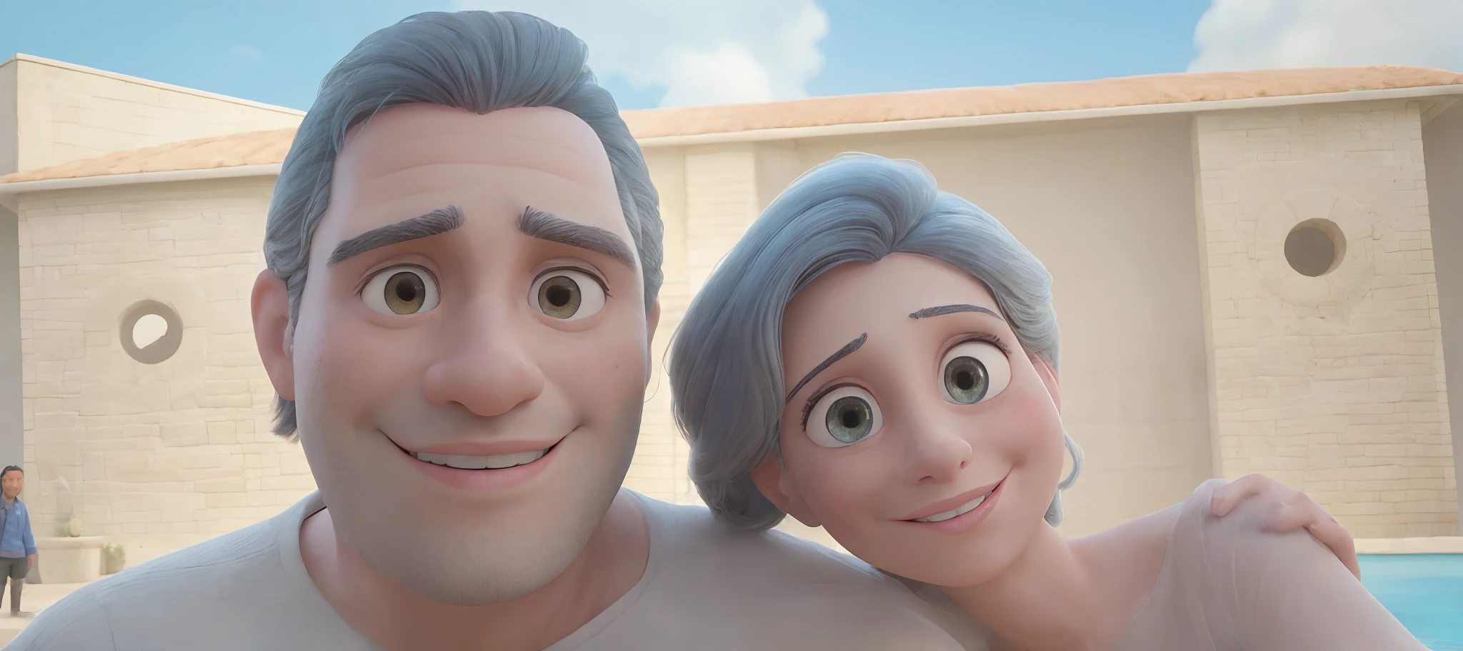 there is a man and a woman that are posing for a picture, Temporary image of Giorgia Meloni, imagem de perfil, Directed by: Nandor Soldier, andrea rocha, Thomas Anthony e Malika Favre, Malika Favre, Sandra Chevier, by Antonio Parreiras, fernanda suarez, Directed by: Felipe Seade, david rios ferreira
