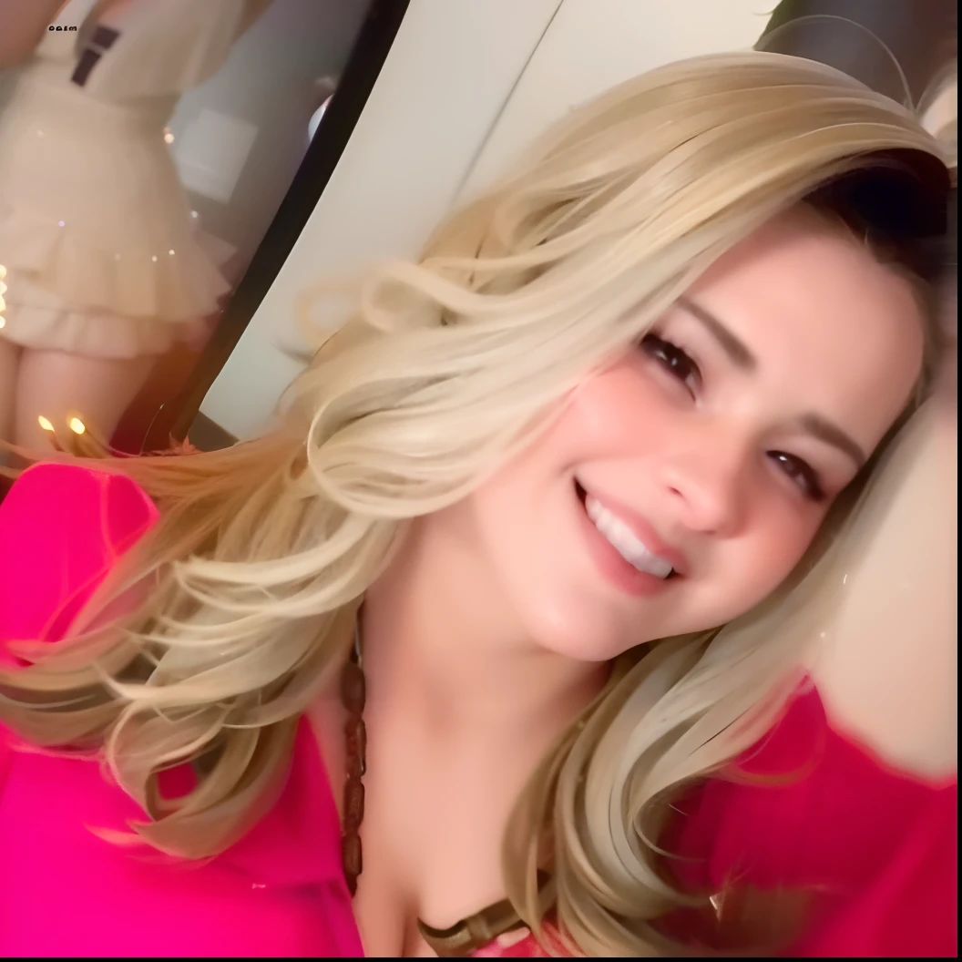 Mulher loira com cabelo longo sorrindo em uma camisa rosa, Caroline Gariba, Directed by: Nandor Soldier, fernanda suarez, Lorena Avarez, imagem de perfil, by Amelia Peláez, Directed by: Olivia Peguero, Marischa Becker, Directed by: Emma Rios, foto do perfil, Valentina Embaralhamento, Andorinha Toron, foto de perfil headshot