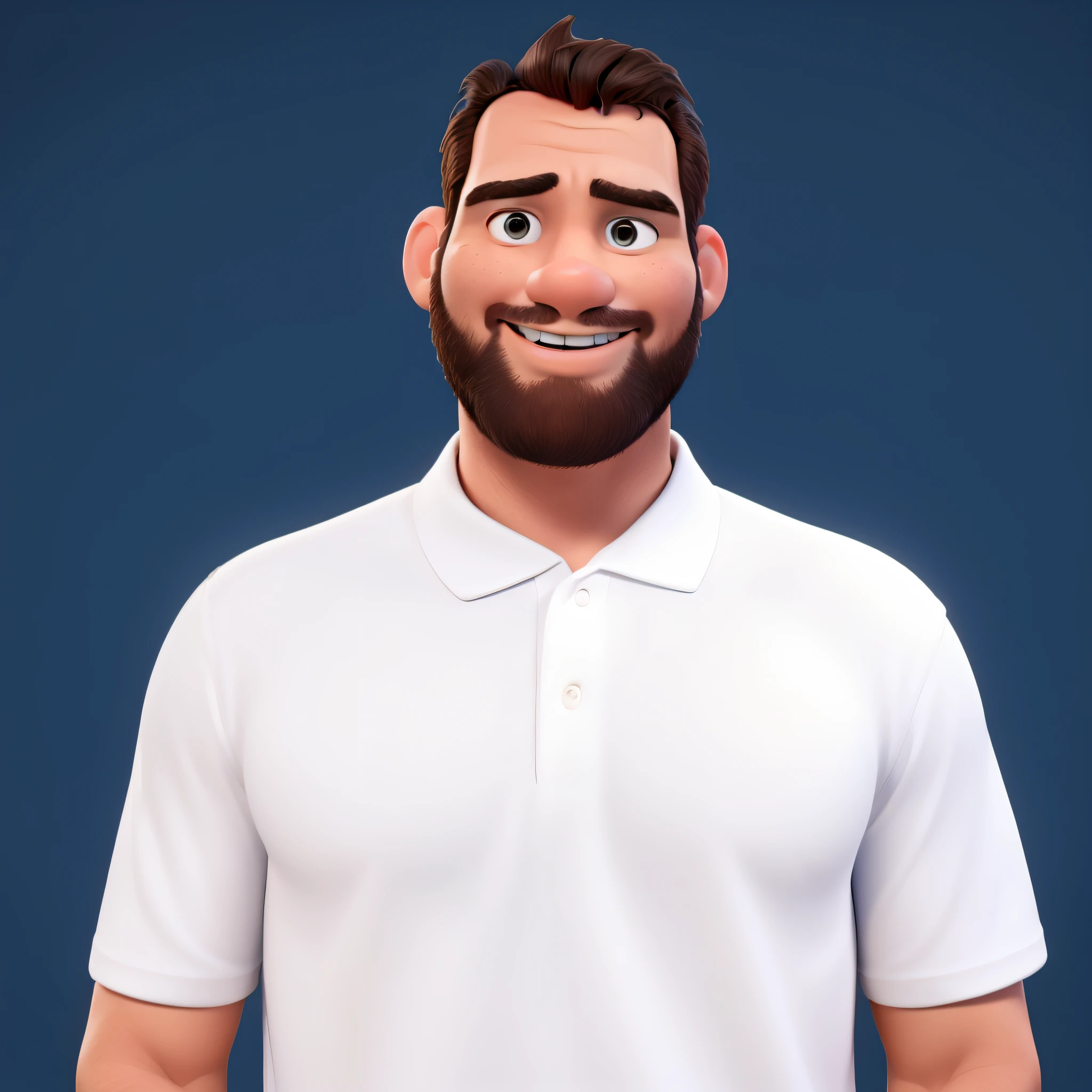 um homem estilo Disney Pixar, alta qualidade, melhor qualidade