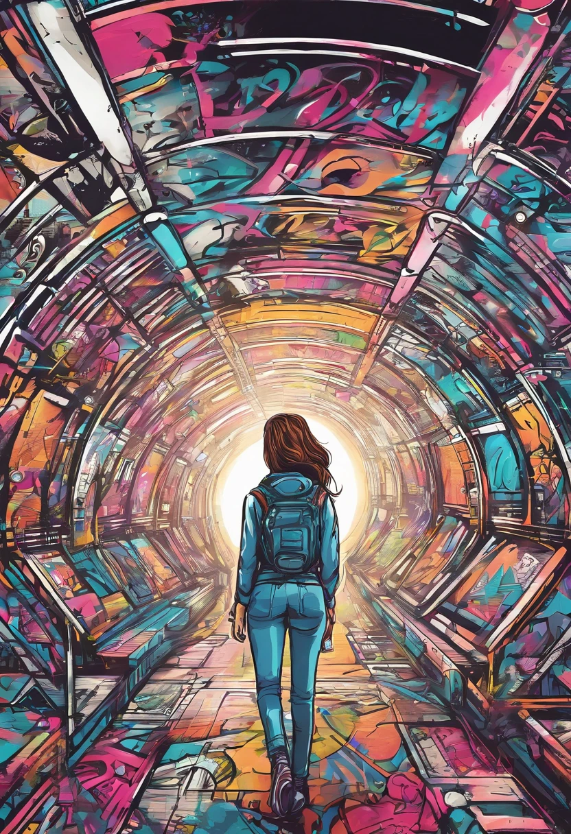 A woman in a spaceship, alta qualidade, melhor qualidade
