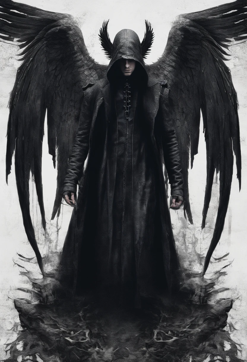 Goth male angel