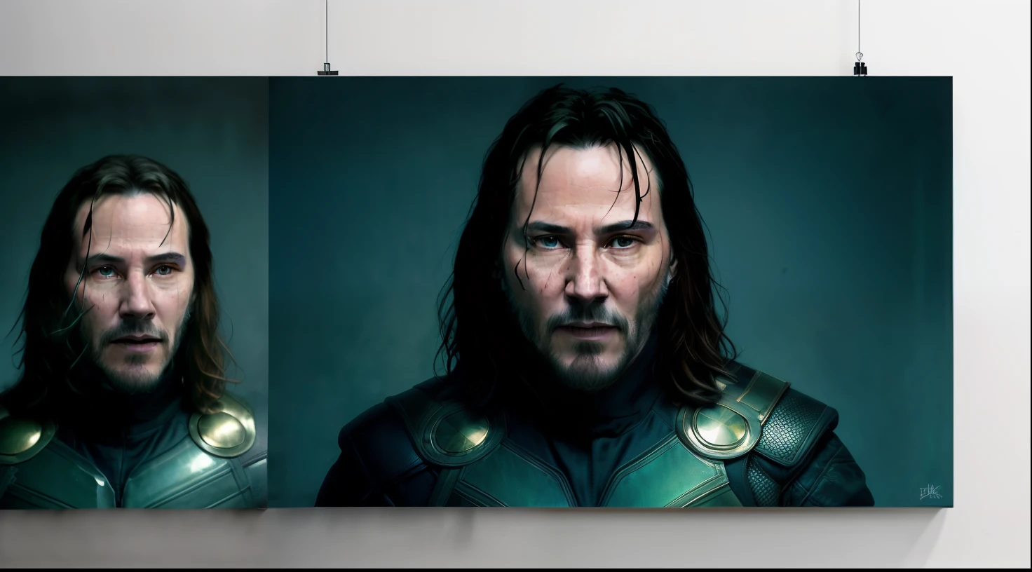 Keanu Reeves interpreting Marvel's Loki, Thor's Brother, Son of Odin.
(best quality,4k,8k,highres,masterpiece:1.2),ultra-detailed,(realistic,photorealistic,photo-realistic:1.37),portraits,concept artists,sharp focus,physically-based rendering
Keanu Reeves as Loki, the mischievous and cunning brother of Thor, is portrayed in this artwork. With the highest quality resolution (best quality, 4k, 8k, highres, masterpiece:1.2), the image is rendered with ultra-detailed precision and a realistic approach (realistic, photorealistic, photo-realistic:1.37). The artist aims to capture the essence of Keanu Reeves in portraying Loki, with a focus on portraits and the style commonly used by concept artists. The artwork emphasizes sharp focus to showcase intricate details through a physically-based rendering technique.