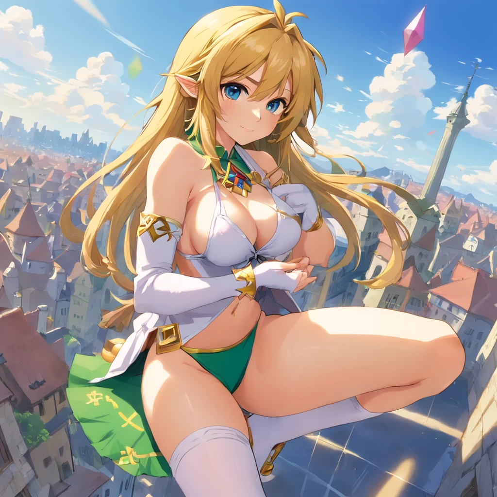 Busty girl giantess growth in a city. Blonde Haare. Blauer Rock. Bikini. white legwear. Lovely face. Seems shy. 2D-Kunst. Kunst der Riesin. Massive Beine. Hochdetaillierte Giantess-Aufnahme . Extrem detaillierte Giantess-Aufnahme. Asuka-Anzug unter der Kleidung. rund um die Stadt. commission for high res. Gainax Anime-Stil. Oppai Cyberpunk. Makro Riesin. Unterer Schuss. Riesin.