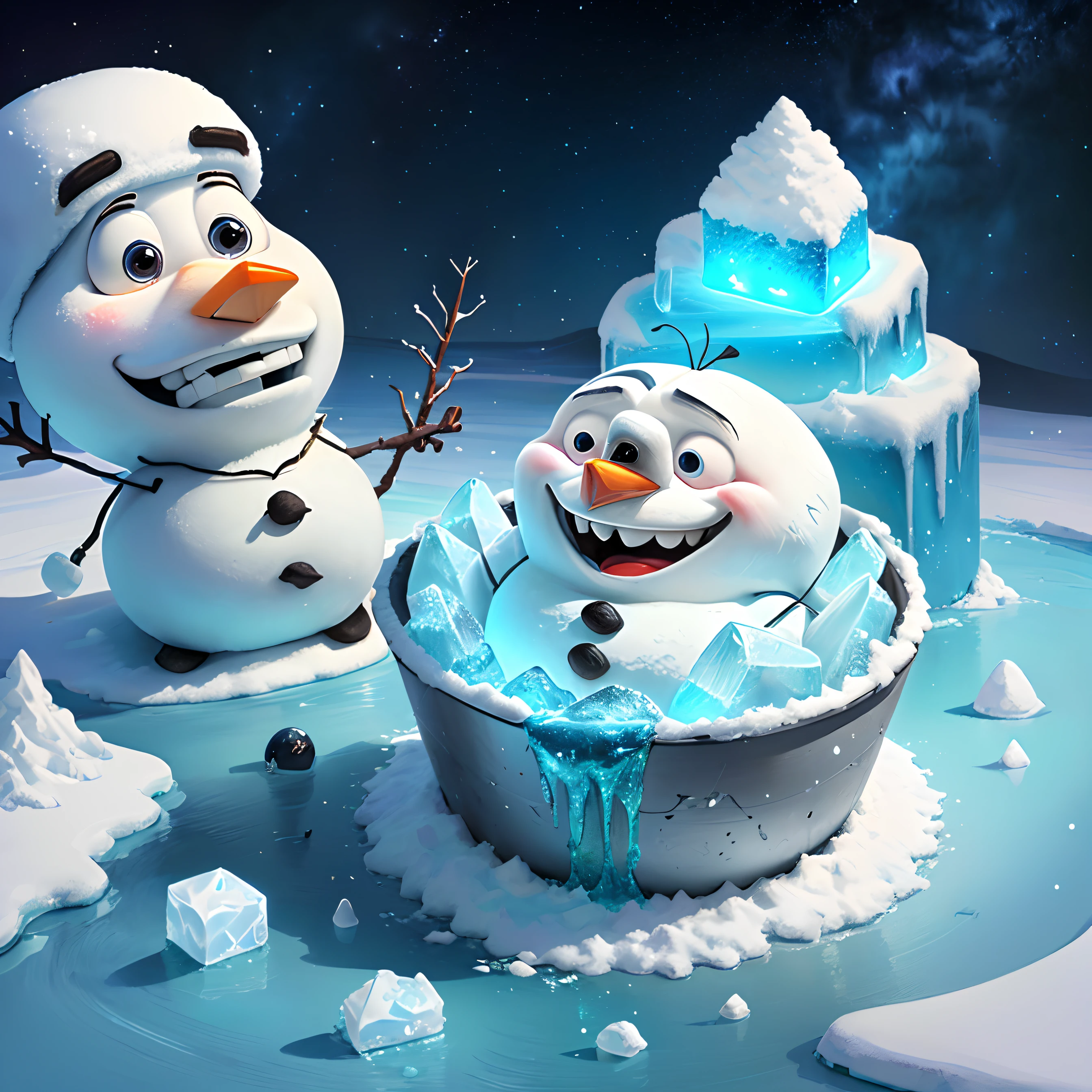 Olaf, olavo boneco de neve, congelado 2, 1 ,