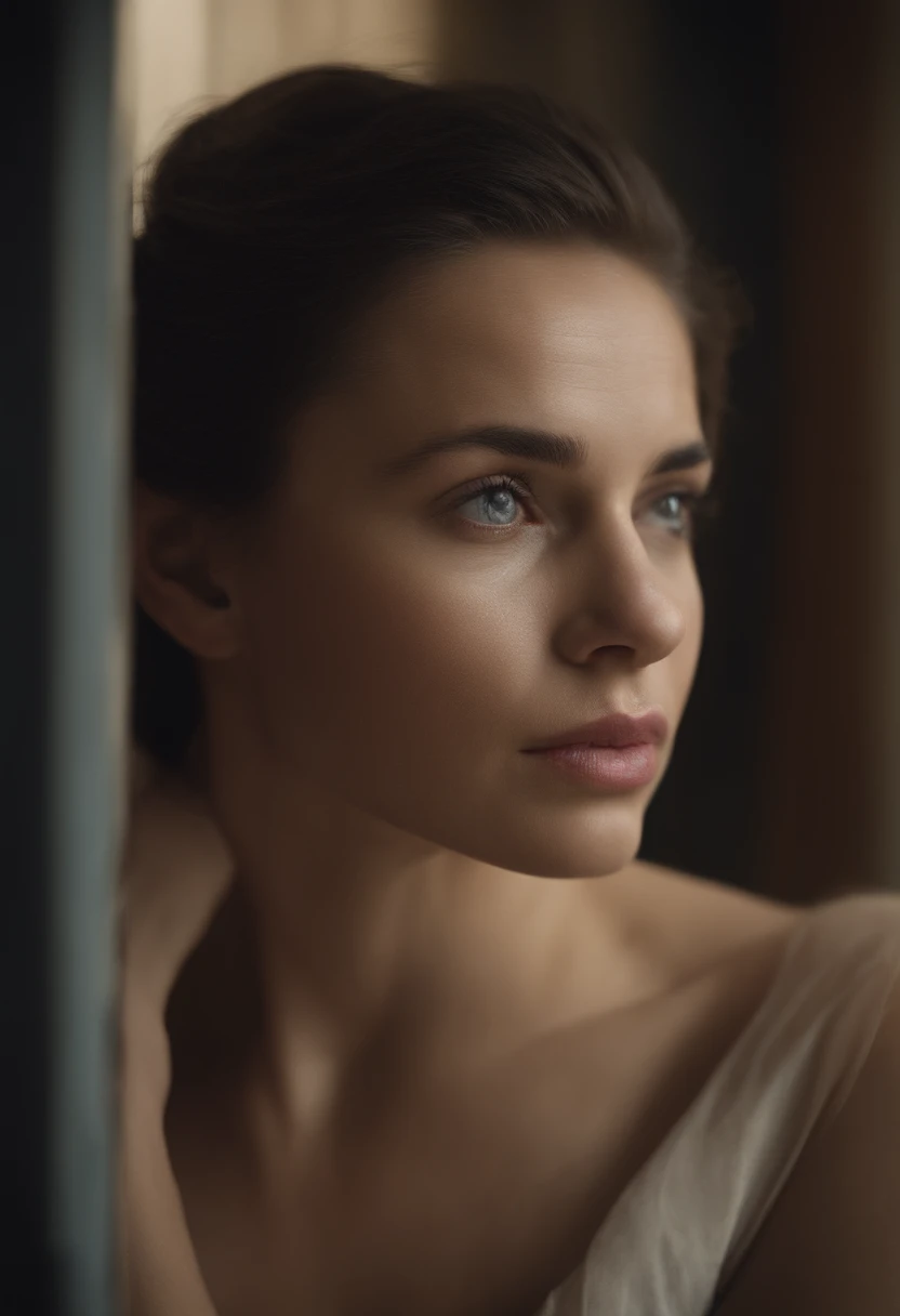 (best quality,highres:1.2),ultra-detailed,realistic,portrait:1.37,soft colors,natural lighting,tired-looking face,weary eyes,worn-out appearance,captivating expression,subtle fatigue,female face,beautiful detailed features,fatigue signs,eye bags,wistful gaze,individual portrait,close-up shot,masterpiece:1.2