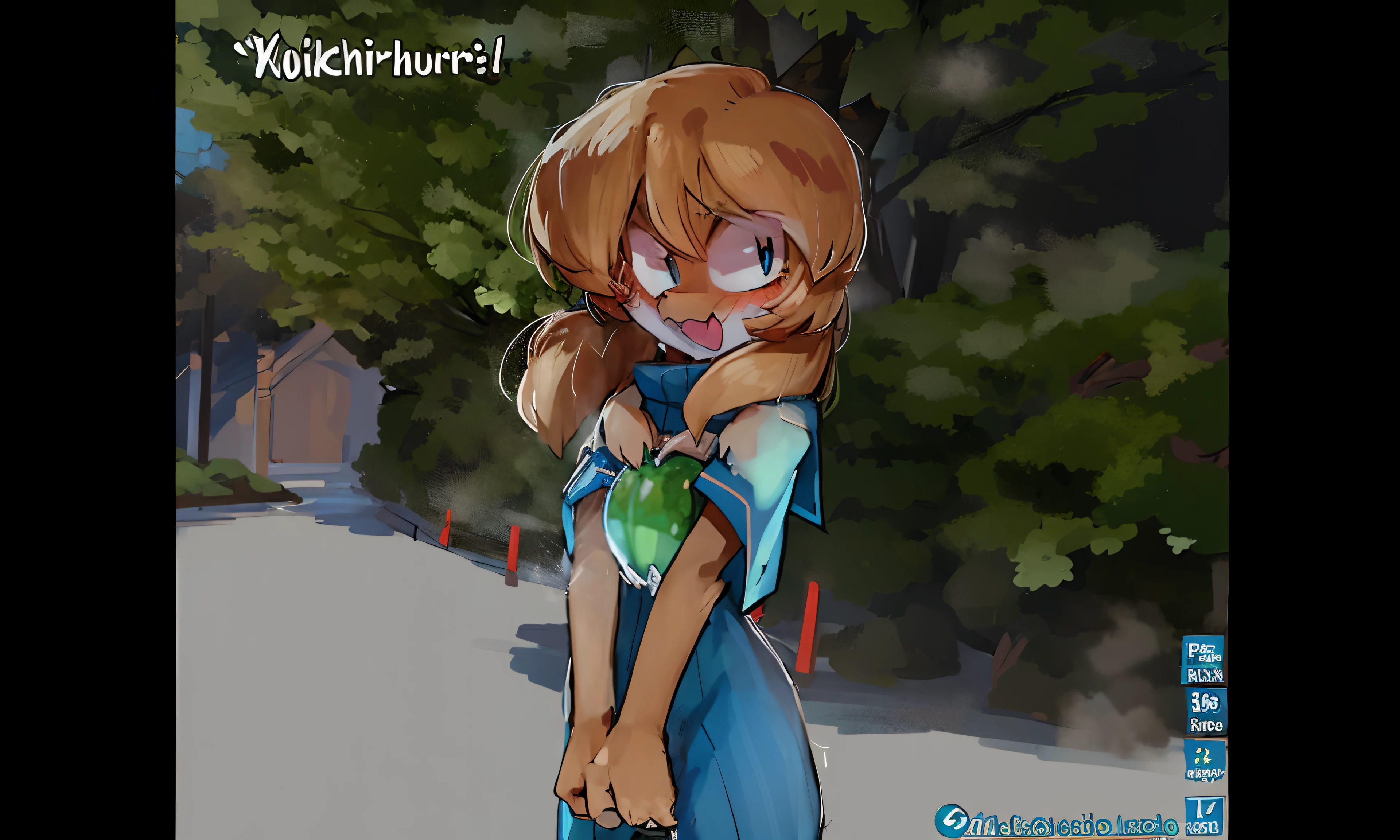 1girl, averi, black turtleneck sweater, orange fur, flat chest, white fur, serious, averi is going to say a slur white fur,