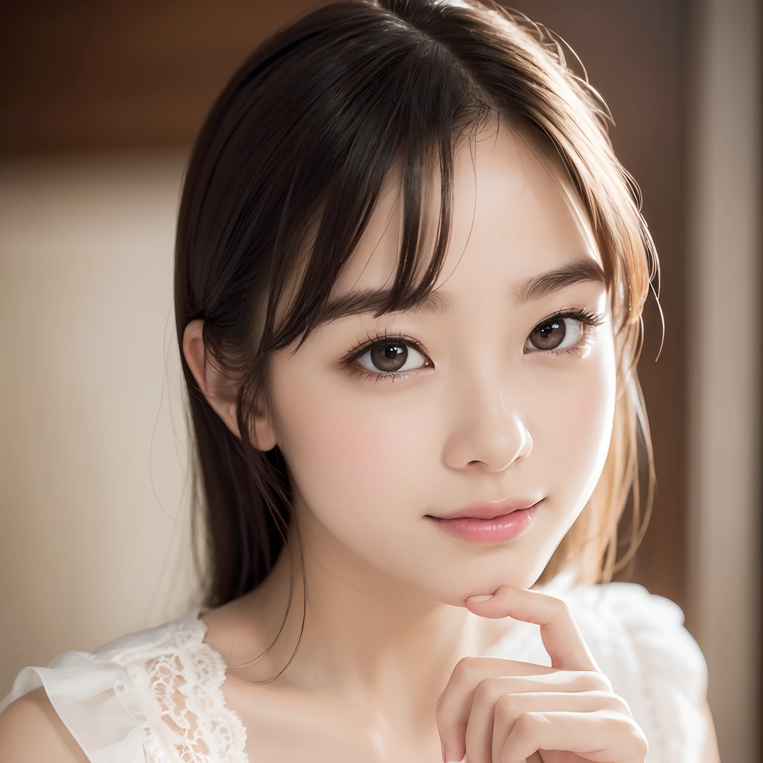 Dark studio, Two-tone lighting,, Arlin,, RAW Photos, (Skin with attention to detail:1.2), 8K Ultra HD, Digital SLR, Soft lighting, high quality, Film Grain, Fujifilm XT3, , , , (32k, 最high quality, masterpiece:1.2), (Realistic, photo-Realistic:1.37), Super detailed, 1 Girl, Alpha Layer, alone, Beautiful attention to detail, Floating Hair NovaFrogStyle, cute顔, , , Bokeh, (Detailed face:1.2), (cute), Urzan-6500-v1.1:0.1