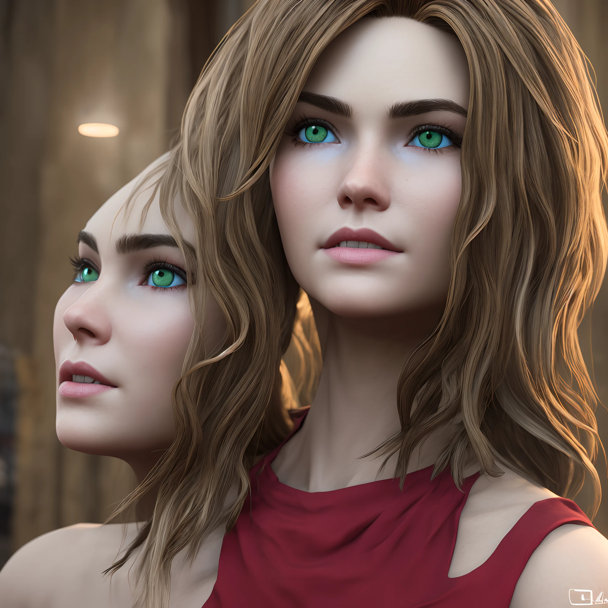 melancholic lighting, Pegar leve, Pegar leve, brilho, obra prima, melhor qualidade, 1girl, (JinxLol: 1.2), (ultra fotorrealista |: 1.3), (obra prima: 1.4), melhor qualidade, ((realista)), ((Imagem real)), ((pele realista)), ((Rosto realista)),(illustration: 1.05), (belo: 1.05), (belos olhos detalhados: 1.05), (cinematiclight: 1.1), Torino vermelho deataques, corpo inteiro, vestido logo