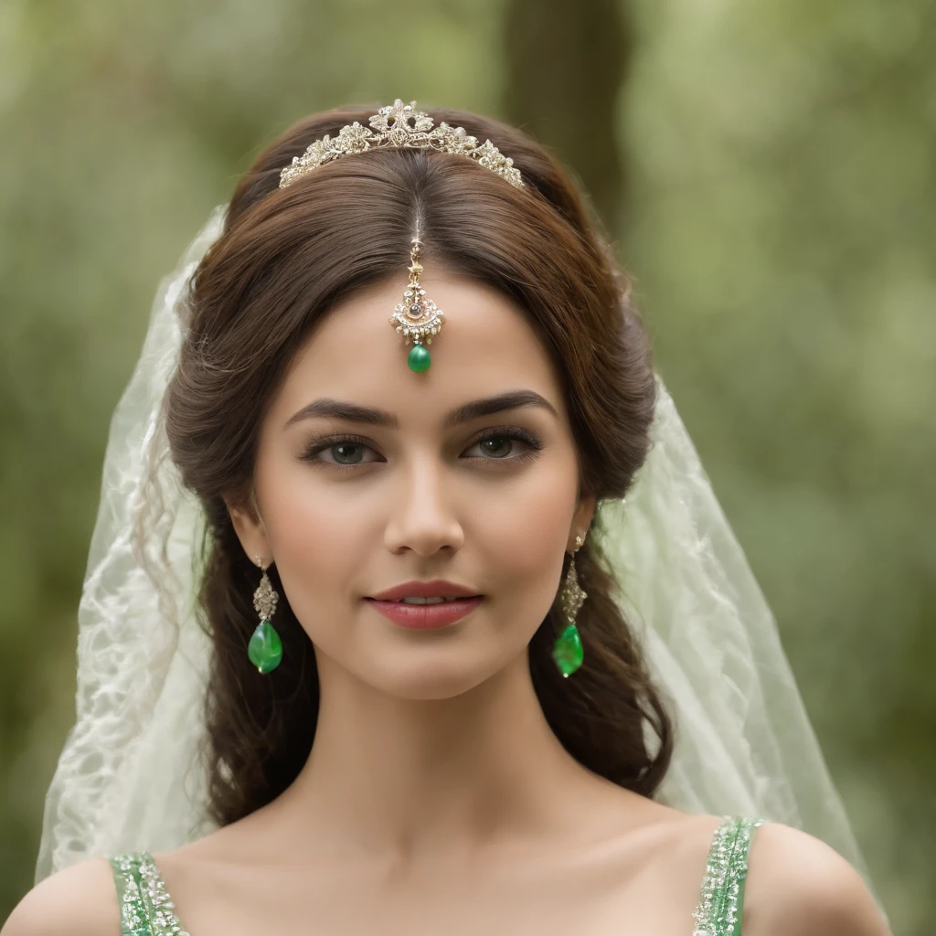 cabelo preto muito curto, Batons, Japan woman smiling, Bosque Verde Longo, Tia Esmeralda de cabelo preto muito curto, Batons, Japan woman smiling, Luvas longas verdes acetinadas, Green pearl necklace, Olhos verdes, olhos verdes, Luvas verdes longas feitas de material acetinado, seios grandes lindos, Green Bridal Veil, olhos verdes, brincos de esmeralda,Tiara esmeralda, olhos verdes