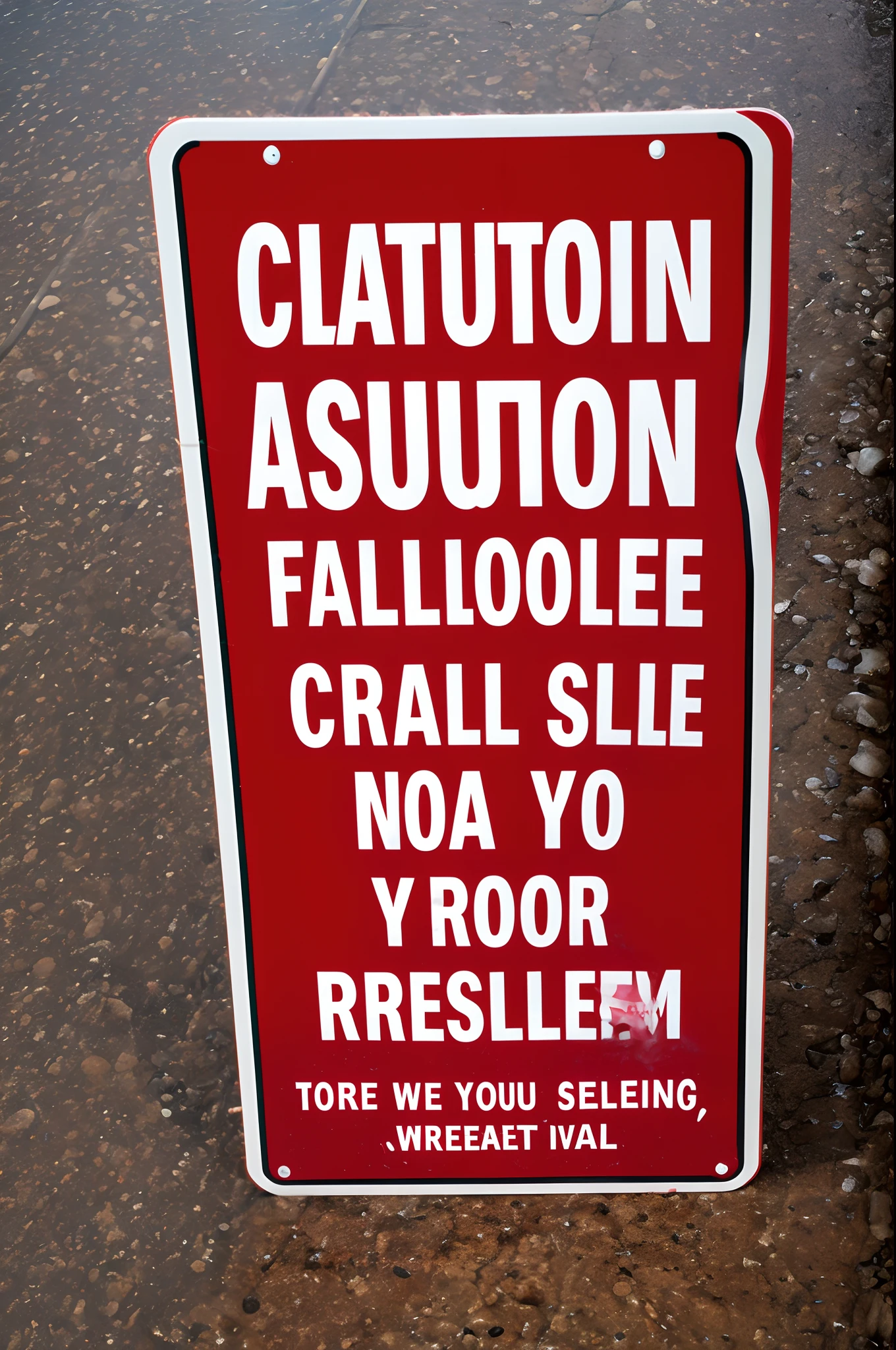caution you might fall be careful wet floor sign