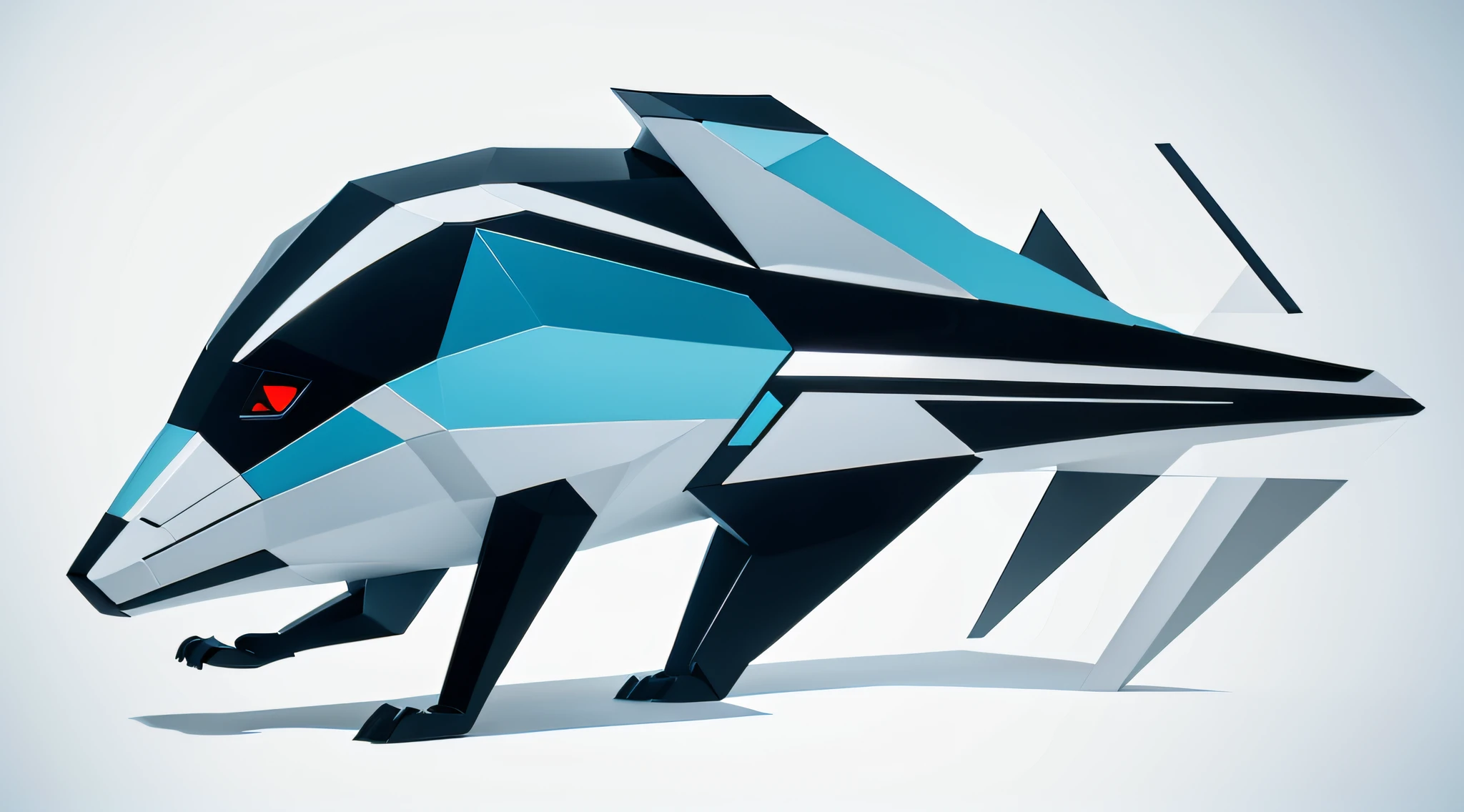 Moderno, Geometrical, design animal, Vector illustration