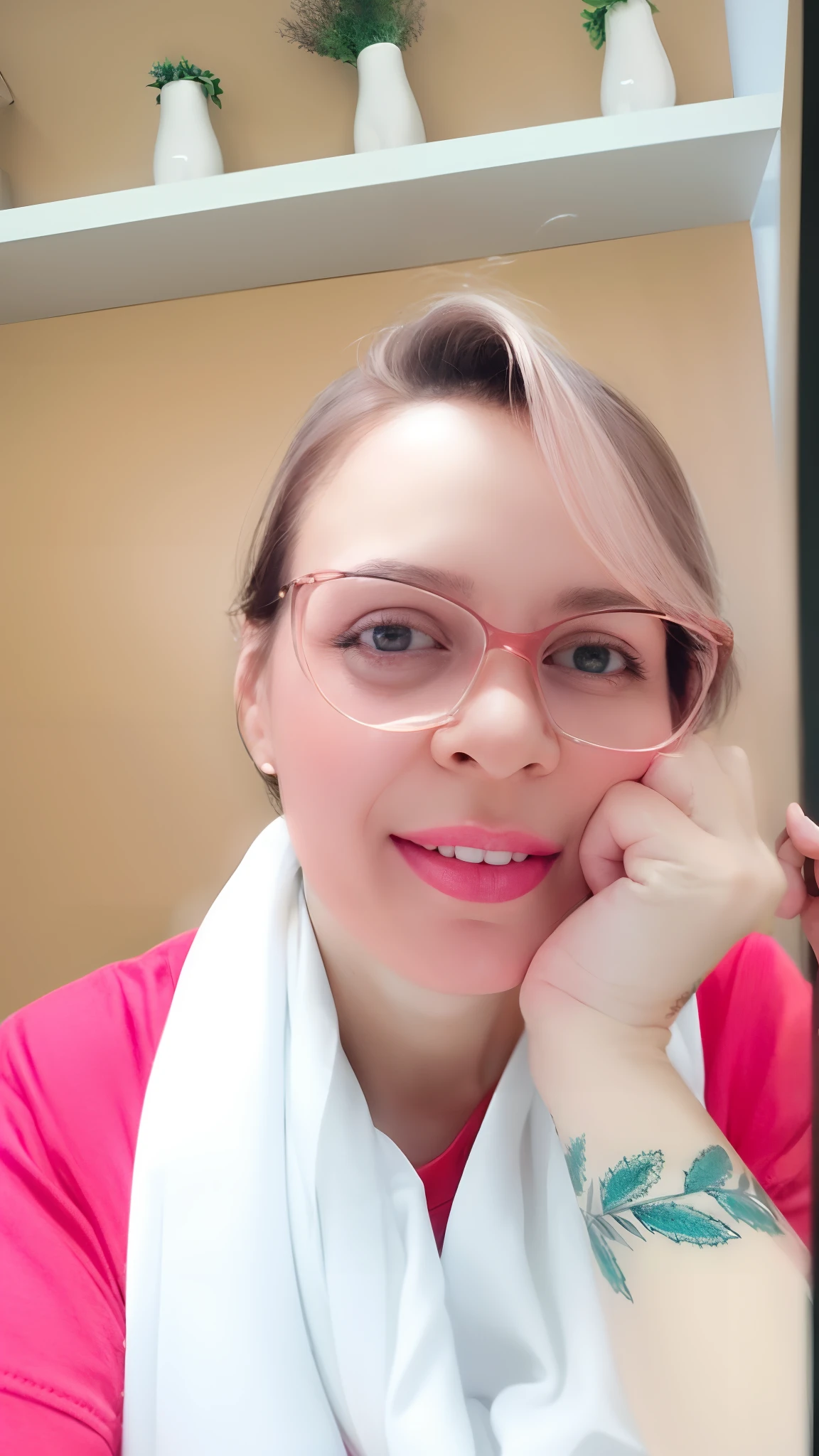 There's a woman with brown glasses, Valentina Embaralhamento, girl with glasses, With eye Glasses, foto de perfil profissional, Lorena Avarez, fernanda suarez, wearing thin large round glasses, woman with rose tinted glasses, Alanis Guillen, foto de perfil headshot, Mulher de 30 anos, 3 0 anos de idade mulher