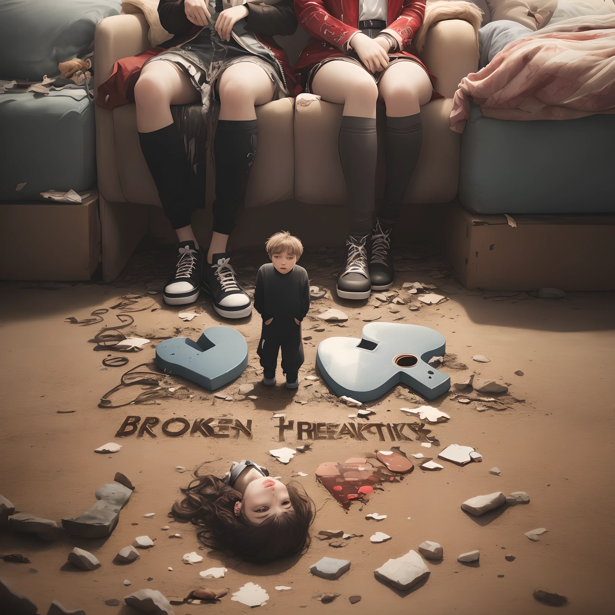 Broken heartbreak album cover