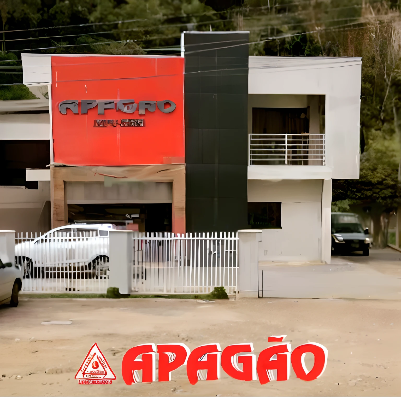There is a car parked in front of a building with a license plate, Amagaitaro, Imagens, Asao Urata |, imagem frontal, by Rodolfo Amoedo, postapo, São Paulo, capturar, Miniatura do YouTube, by Antonio Parreiras, adreas rocha, Post-apo style, sao paulo, Beautiful image