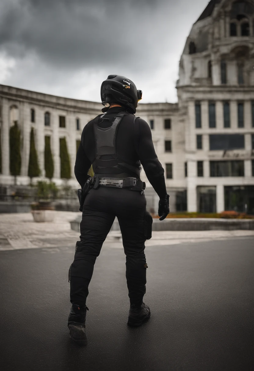 Cartoon in black shirt and black pants, estilo disney pixar
alta qualidade, melhor qualidade,
engineering with green helmet ,olhando para
frente e sorrindo com os dentes aparecendo, cabelo ,
within a building material company.
