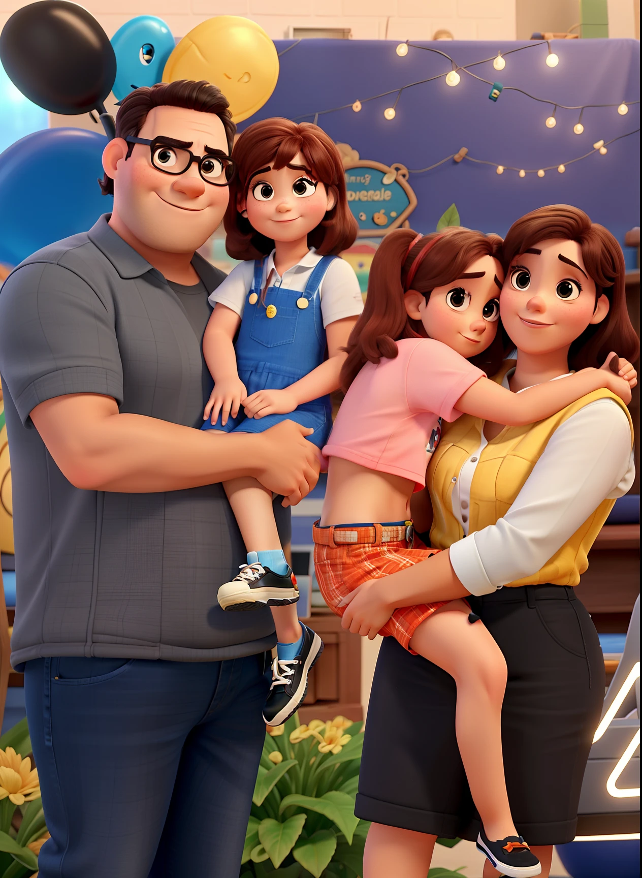 Estilo Pixar, alta qualidade