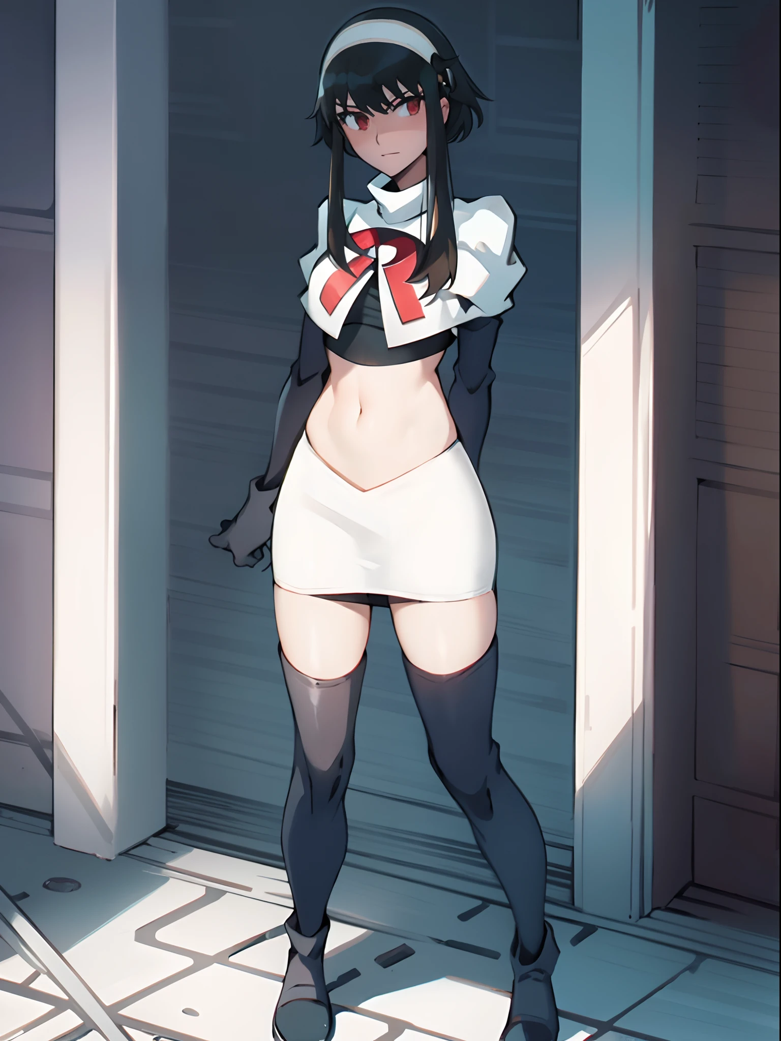 1girl. Japanese petit. Smile. (masterpiece). (best quality). (insanely detailed). Nude. nsfw. Slit Pussy. Close up Mons pubis. Flat chest. Upright standing posture. from below.
