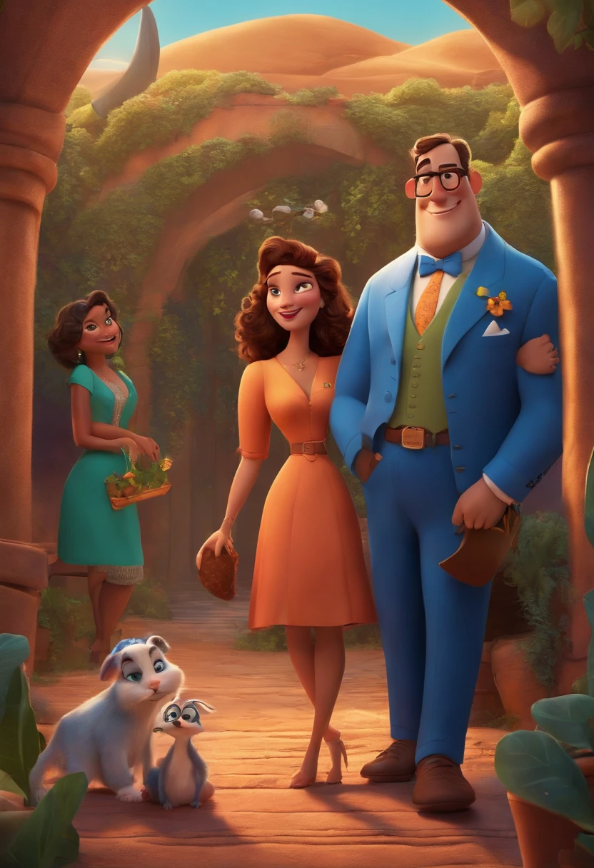 Personagem estilo pixar