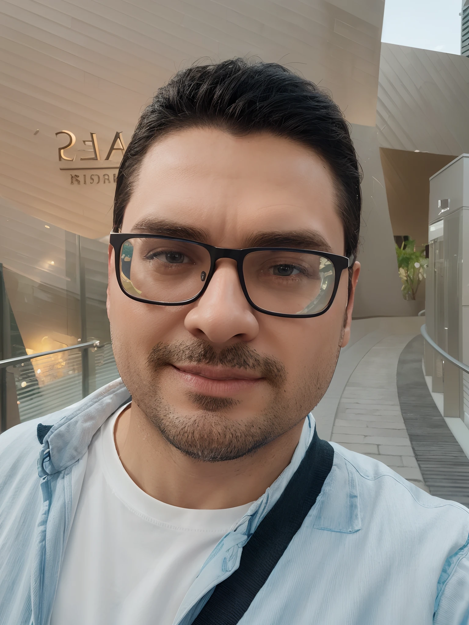 Cartoon character of a man wearing black glasses and a blue shirt, um personagem animado, Caractere estilizado, animation style rendering, 3D estilizado, Arnold Maya render, 3 d render stylized, toon render keyshot, Personagem 3D, Personagem 3D, 3d rendering stylized, 3 d character render, personagem de desenho animado, Personagem de close up, Pose de personagem, (Estilo Pixar) (master part:1.2) (Bokeh) (best quality) (pele detalhada) (textura detalhada) (8k) (argila) (Cinematic lighting) (foco nítido,Senta e vaza a parte superior do corpo