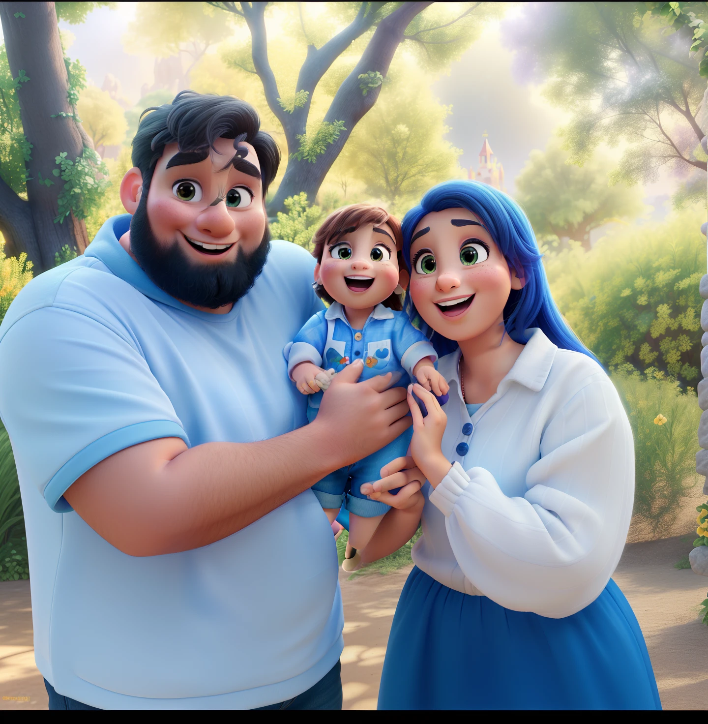 (best quality,highres),(realistic,photorealistic:1.37),(vivid colors),(HDR),(physically-based rendering),(Disney Pixar-style),(family),(alta qualidade),(melhor qualidade),(portraits),(cute characters),(colorful background),(magical atmosphere),(playful expressions),(beautiful animation),(expressive eyes and faces),(charming personalities),(whimsical details),(dynamic poses),(joy and laughter),(warm lighting),(professional production),(happy and memorable moments)