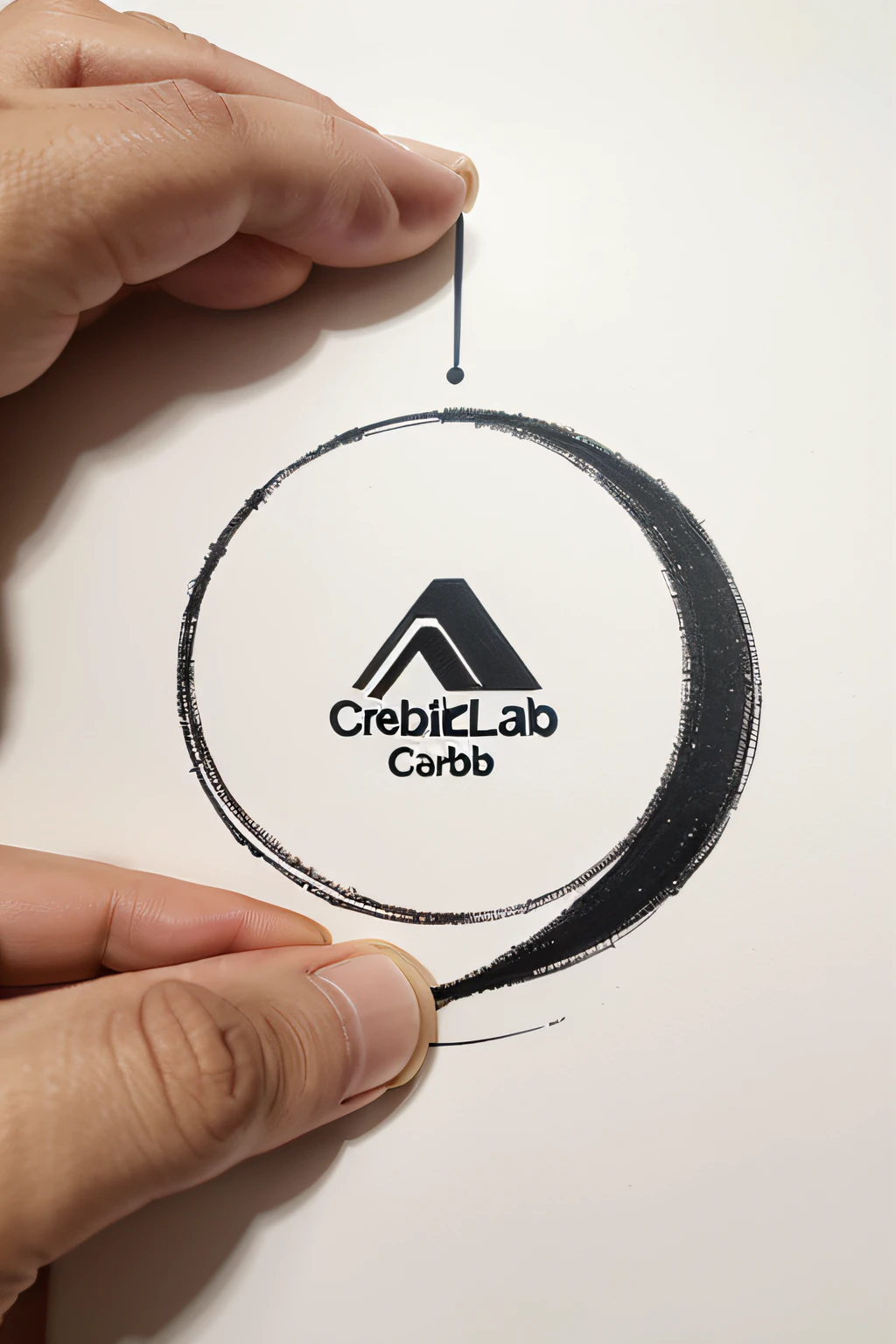 Draw the logo of our company CKLAB, which is centered on creative thinking.
