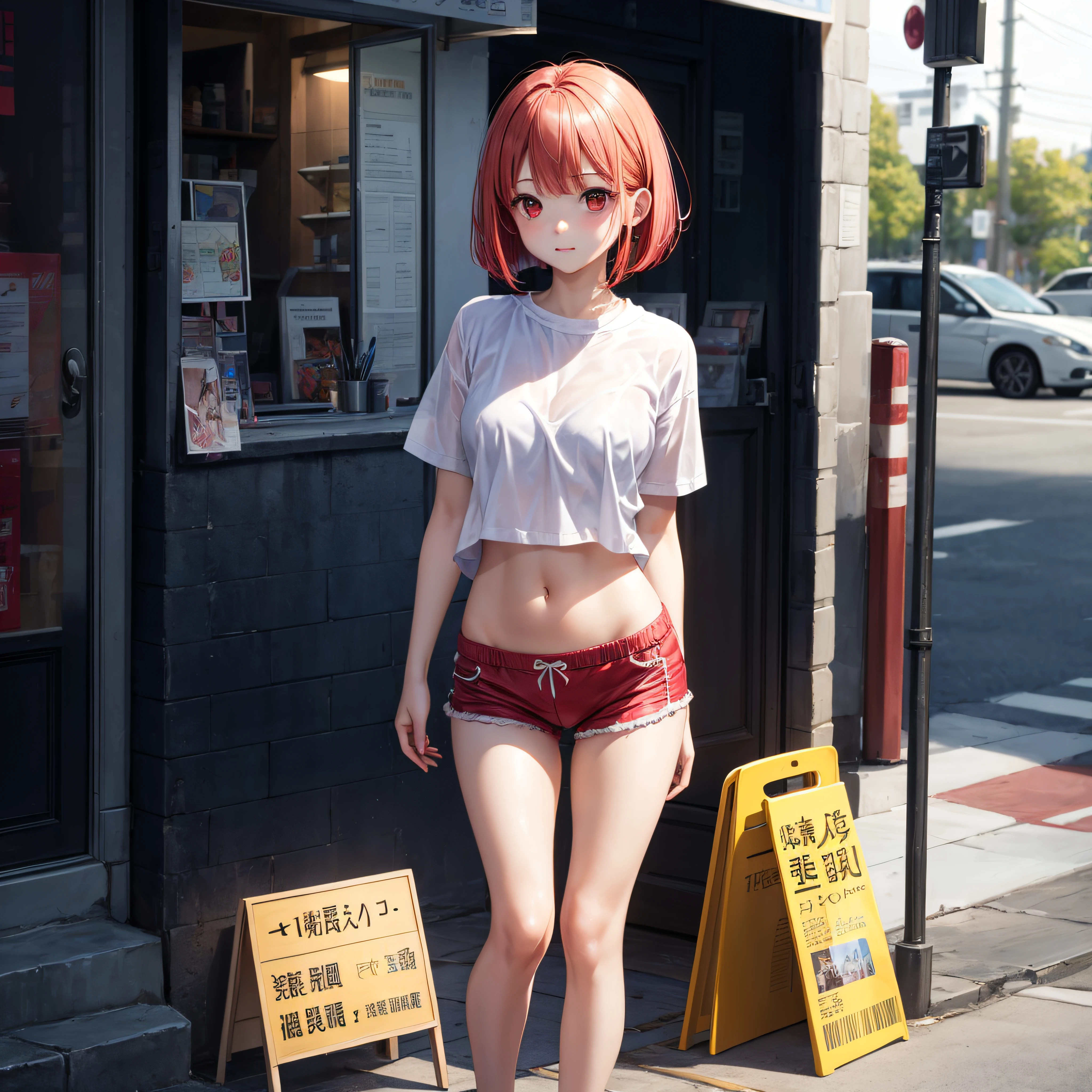 A young wife working part-time at a convenience store、Super detailed、Particles of light:0.5、Shiny and smooth skin texture、Put your hands together、Beautiful Eyes、dorsal position、Mouth half open、Natural Texture、Mature slender beauty、Small breasts、Dignified face、Belly button、slouch、Showing the groin、slouch、pubic hair、Bold Pose、Beautiful nipples、Re:CREATORS Selesia