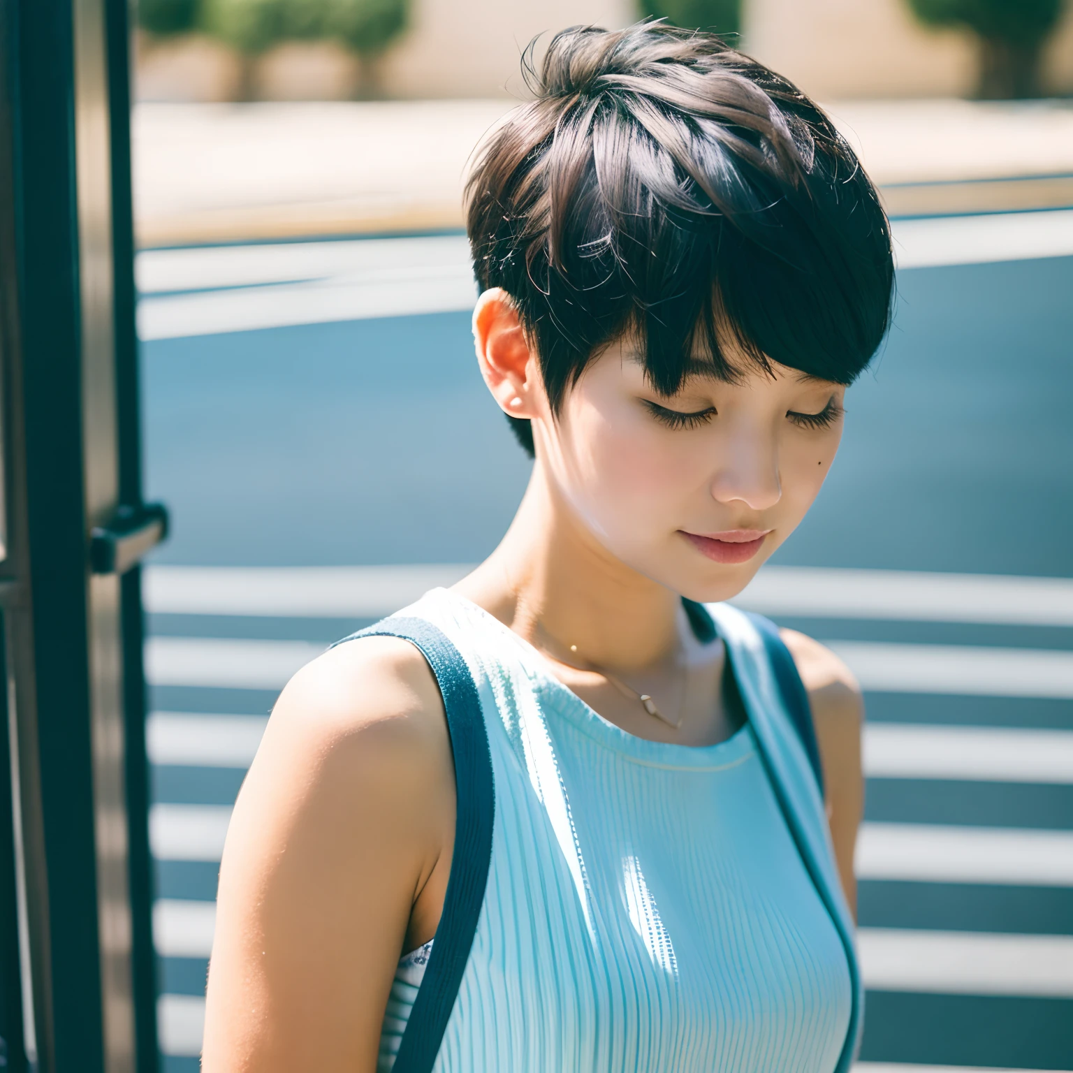 Single Girl, Short Cut, Tall