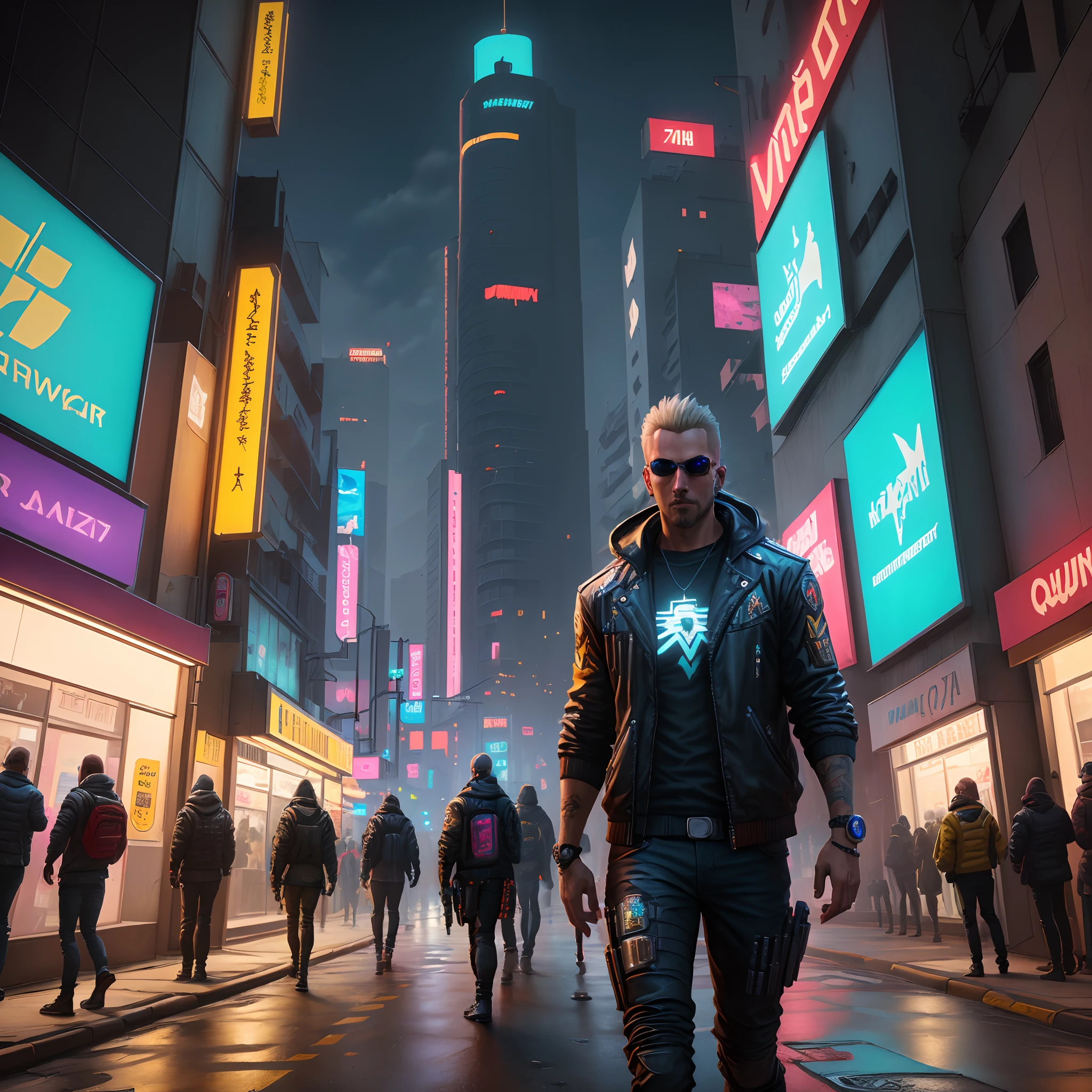 Night City in Cyberpunk 2077　Japantown