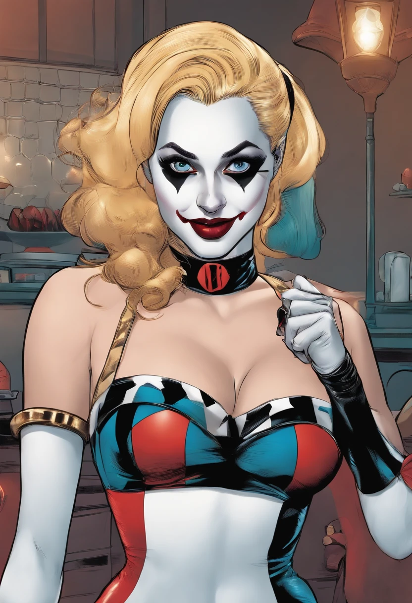 Harley Quinn showing you her vagina