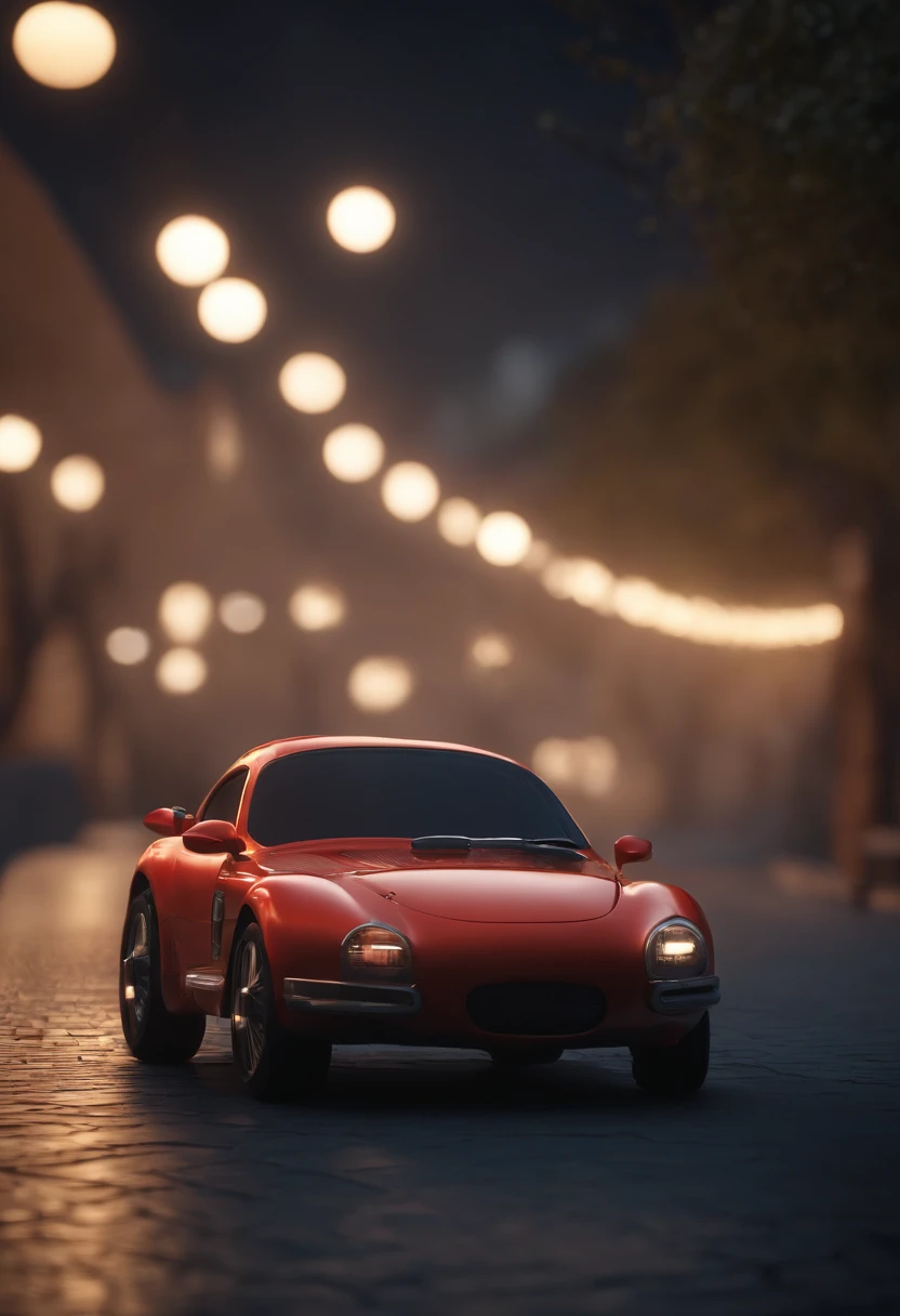 carro dos desenhos animados, Who's Driving View, Animation Landscape, Caractere estilizado, animation style rendering, 3D estilizado, Arnold Maya render, 3 d render stylized, toon render keyshot, Personagem 3D, Personagem 3D, 3d rendering stylized, 3 d character render, Cartoon first-person view, imagem em close up, paisagem, (Estilo Pixar) (master part:1.2) (Bokeh) (best quality) (textura detalhada) (8k) (argila) (Cinematic lighting) (foco nítido