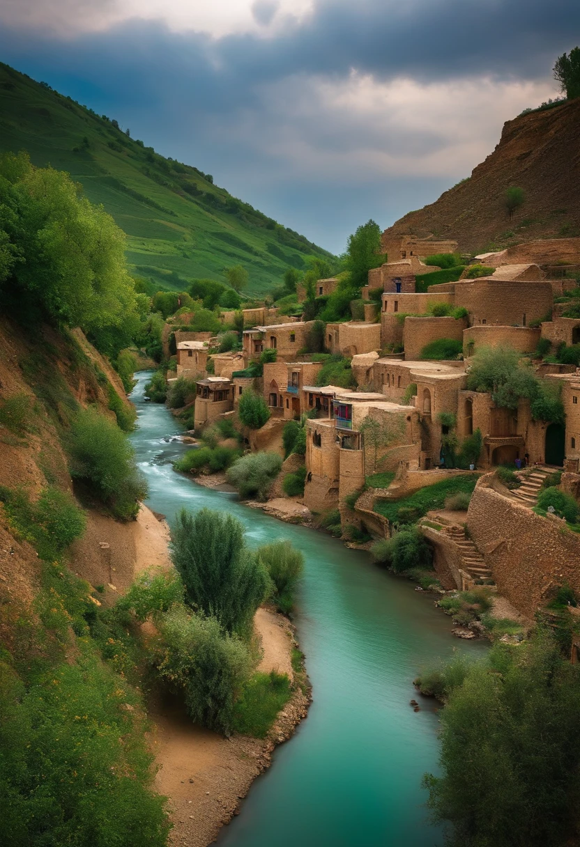 Nochman village in Golestan province of Iran