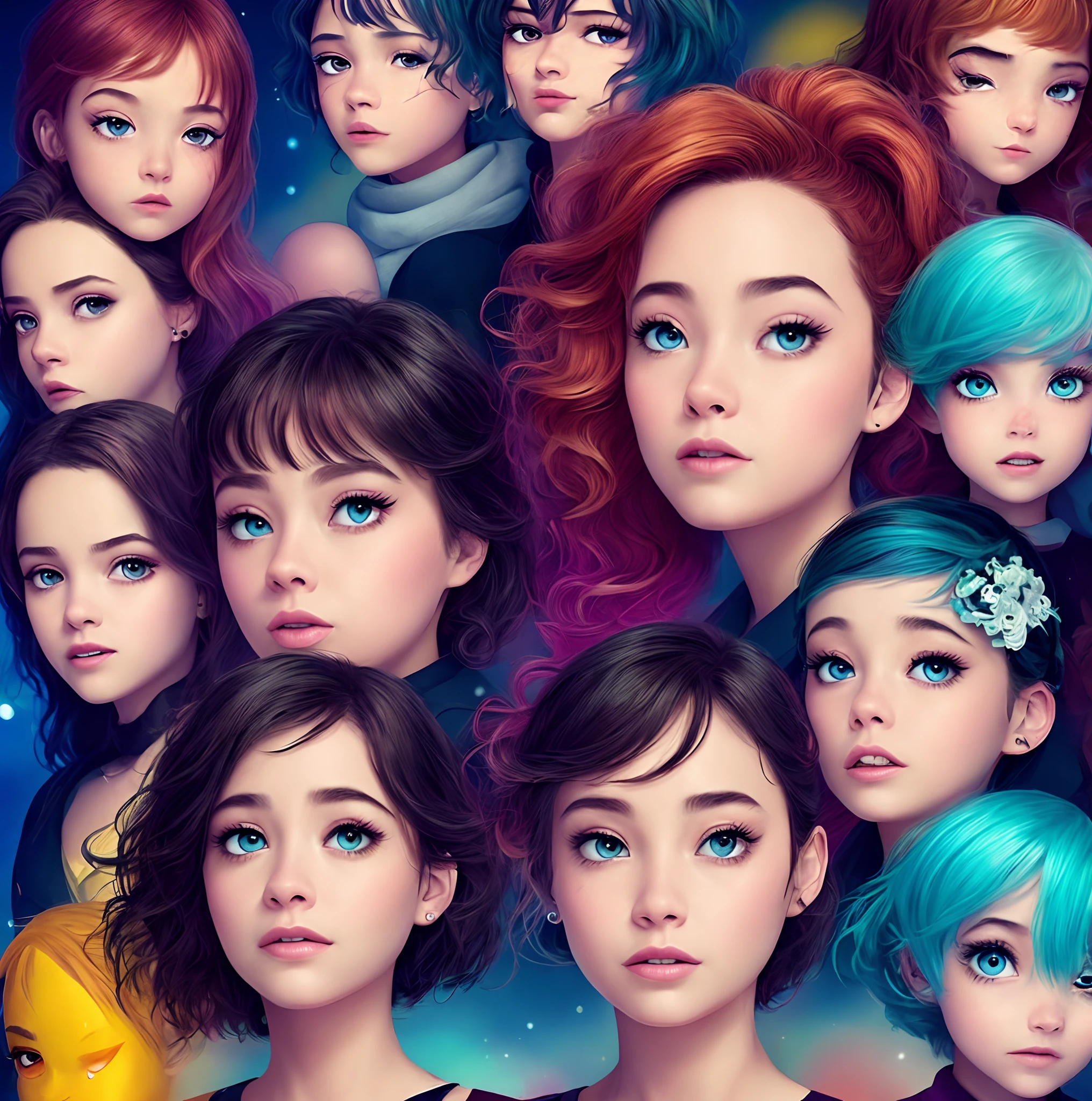 Poster do filme inspirado na Disney Pixar 
mulher negra ,cabelos longos pretos ,olhos pretos ,vestindo um uniforme da sonserina com um dementador ao fundo