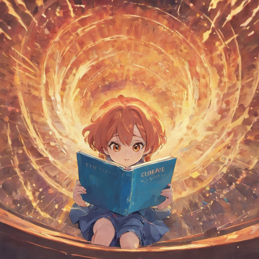 um homem lendo um livro, ::style pixar cartoon