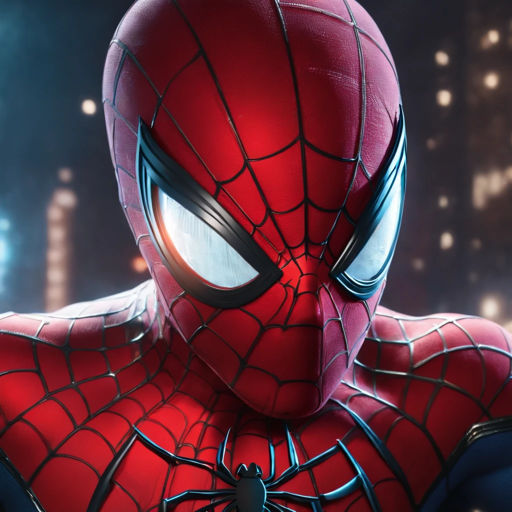 Spider man,Cyberpunk,8k, full frontal image with bulge outline