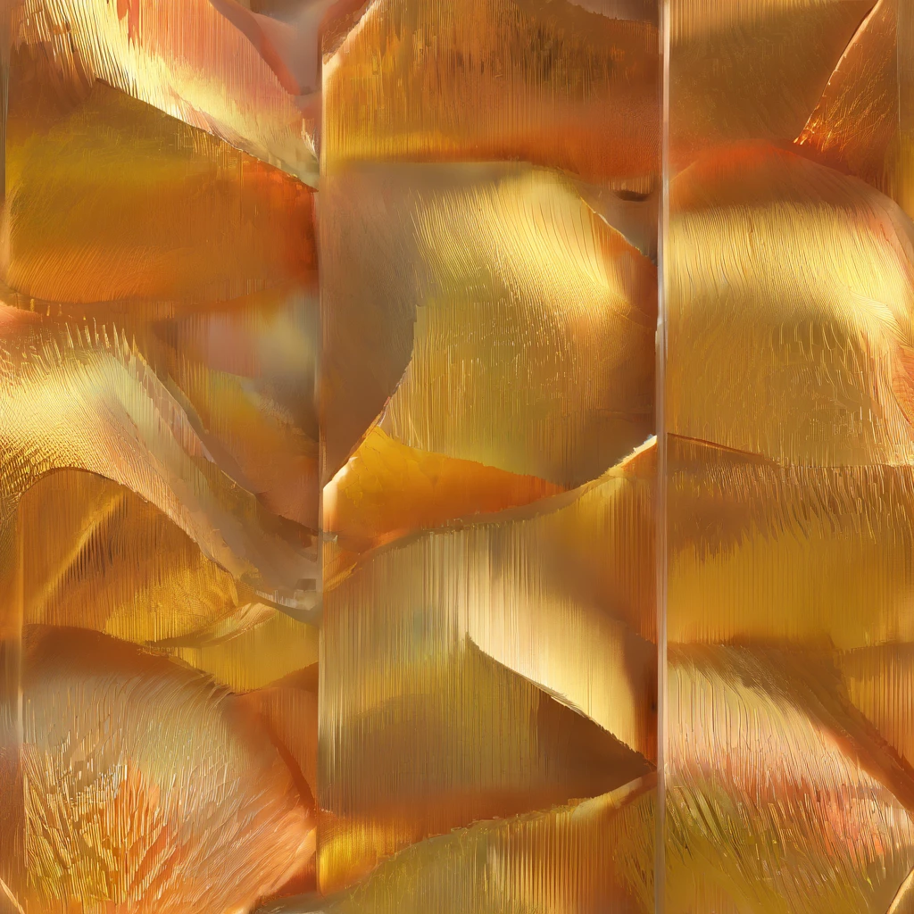 A giant block made of gold with pieces of diamond