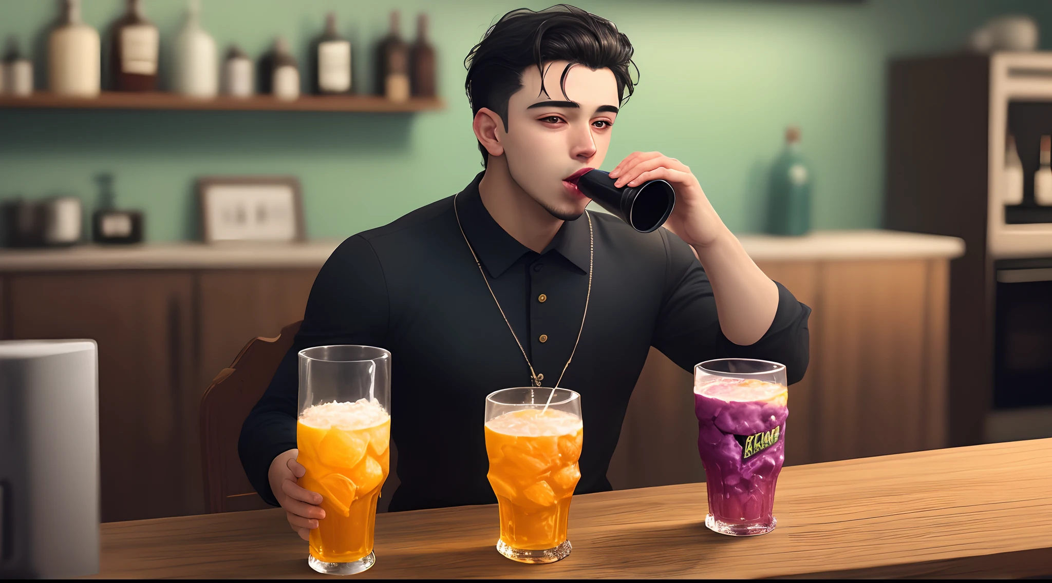 Alejandro Garnacho drinking lean