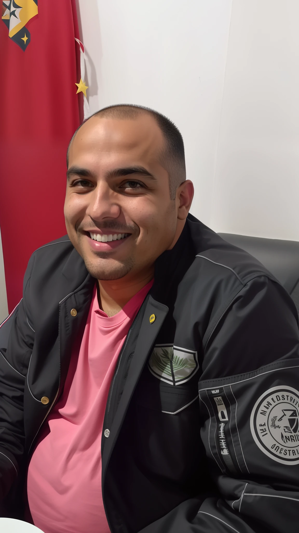homem sorridente sentado em uma mesa com um prato de comida, victor maristane, Salustiano Garcia Cruz, Eloy Morales, Arauto Ortega, Carlos Ortega Elizalde, zigor samaniego, Jose Miguel Romano Francisca, andres rios, Juan Caloto, Carmelo Blandino, Fabiano Perez, danilo torres, luiz escanuela