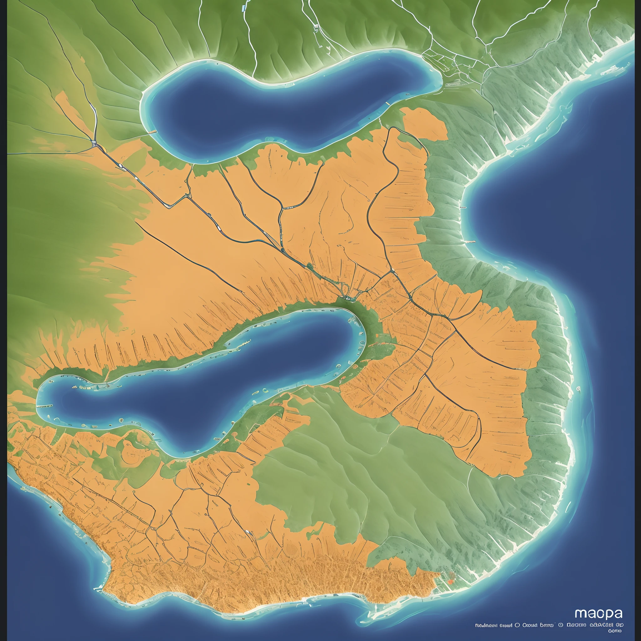 Mapa enorme