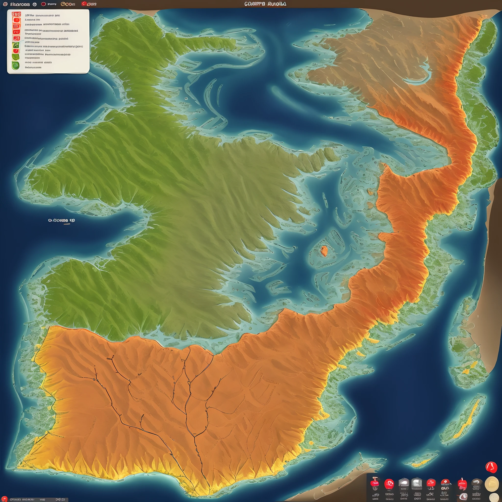 Mapa enorme