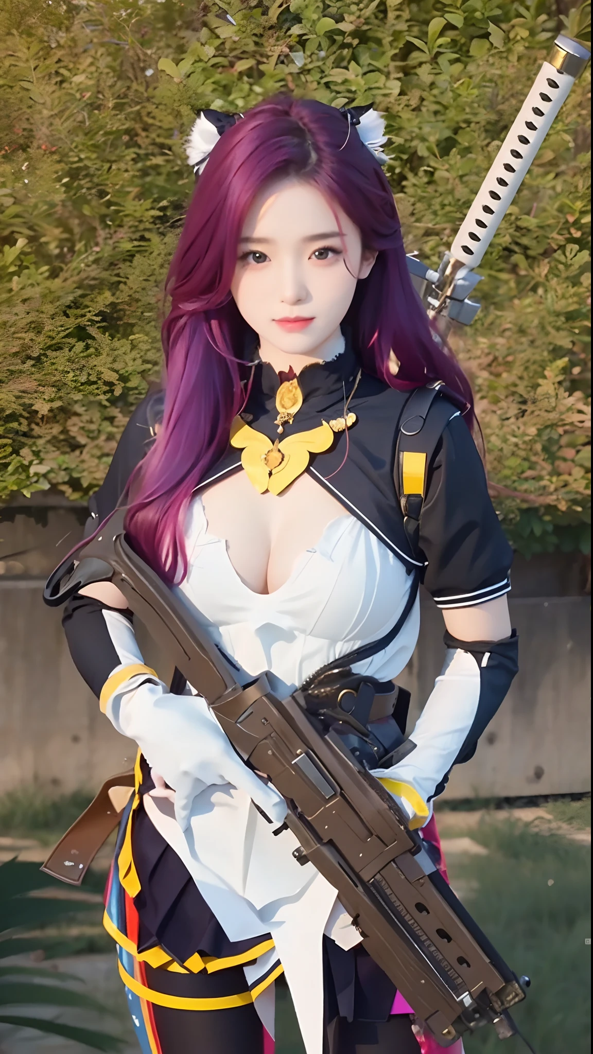 ulzzang-6500-v1.1, (raw photo:1.2), (photorealistic:1.4), beautiful detailed girl, very detailed eyes and face, beautiful detailed eyes, ridiculous, incredibly ridiculous, huge file size, super detailed, high resolution, very detailed, best quality, masterpiece, ((fashion clothing with diverse colors)), illustration, very detailed, CG, unified, 8k wallpaper, amazing, fine detail, masterpiece ,best quality, very detailed CG uniform 8k wallpaper, light on face, movie lighting, 1girl, , long white hair, side splits, (big breasts), ()), (glasses), ((dynamic pose))), ((sexy pose))), (camel toe), (half), (pantyhose)), ((black hip skirt))