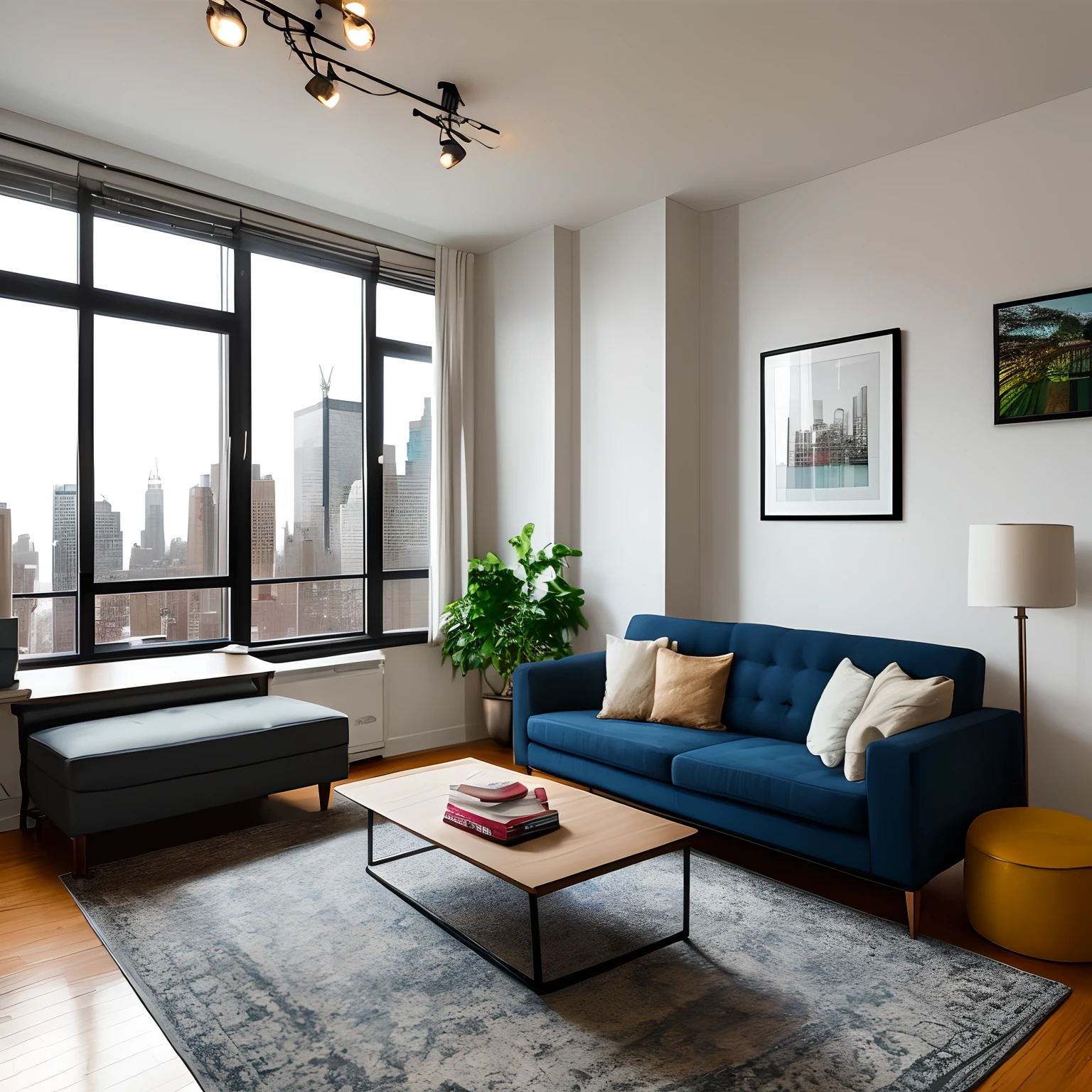 An apartment in New York City.