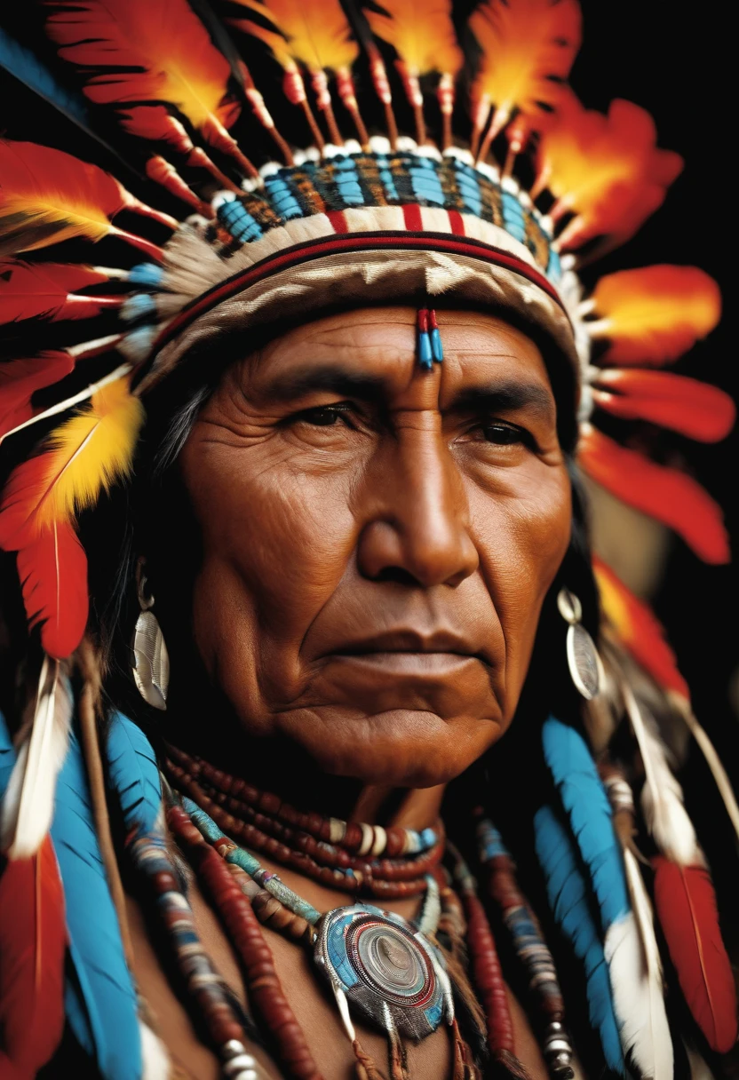 giant american indian beatiful