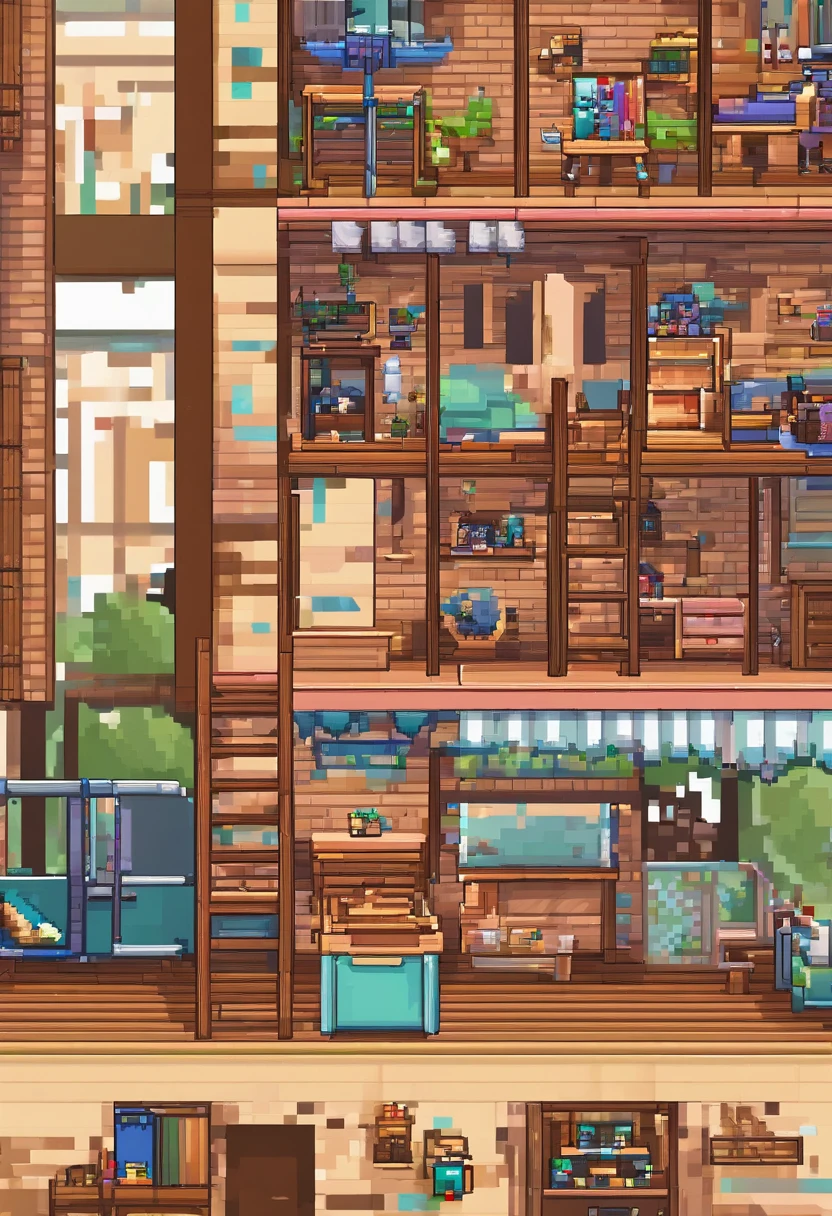 ((Realistic: 1.5)),((Best quality)), ((Masterpiece)),((Detailed)),scenery,,midynight,Computer,Bunk beds,