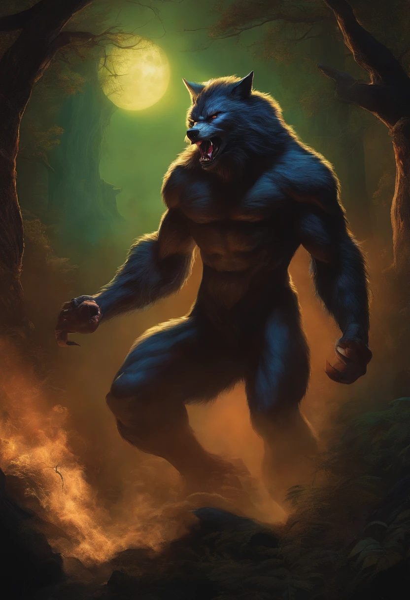 Werewolf, lithe body, flirtatious 