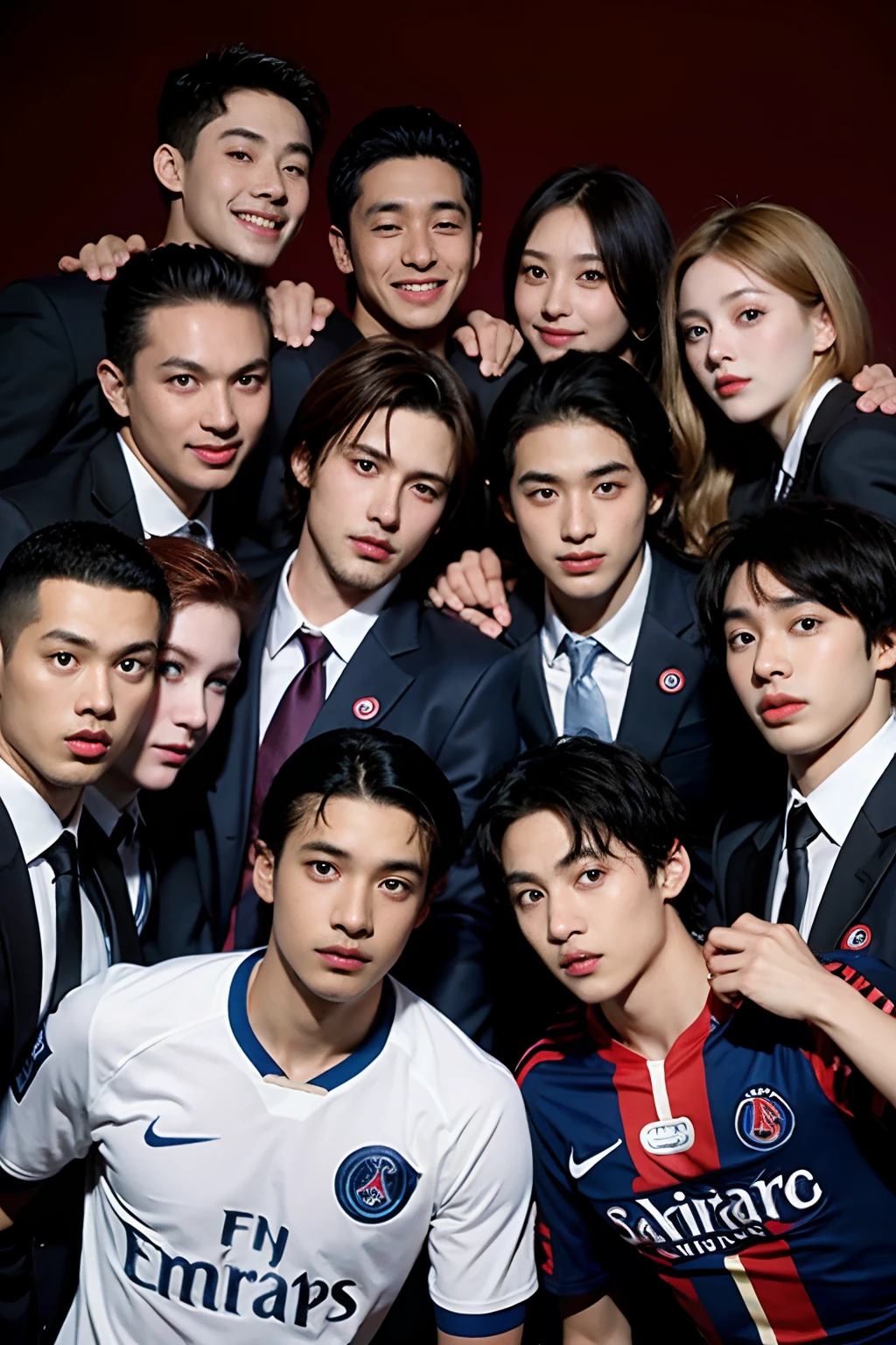 11 young man of 17 dressed in PSG jersey