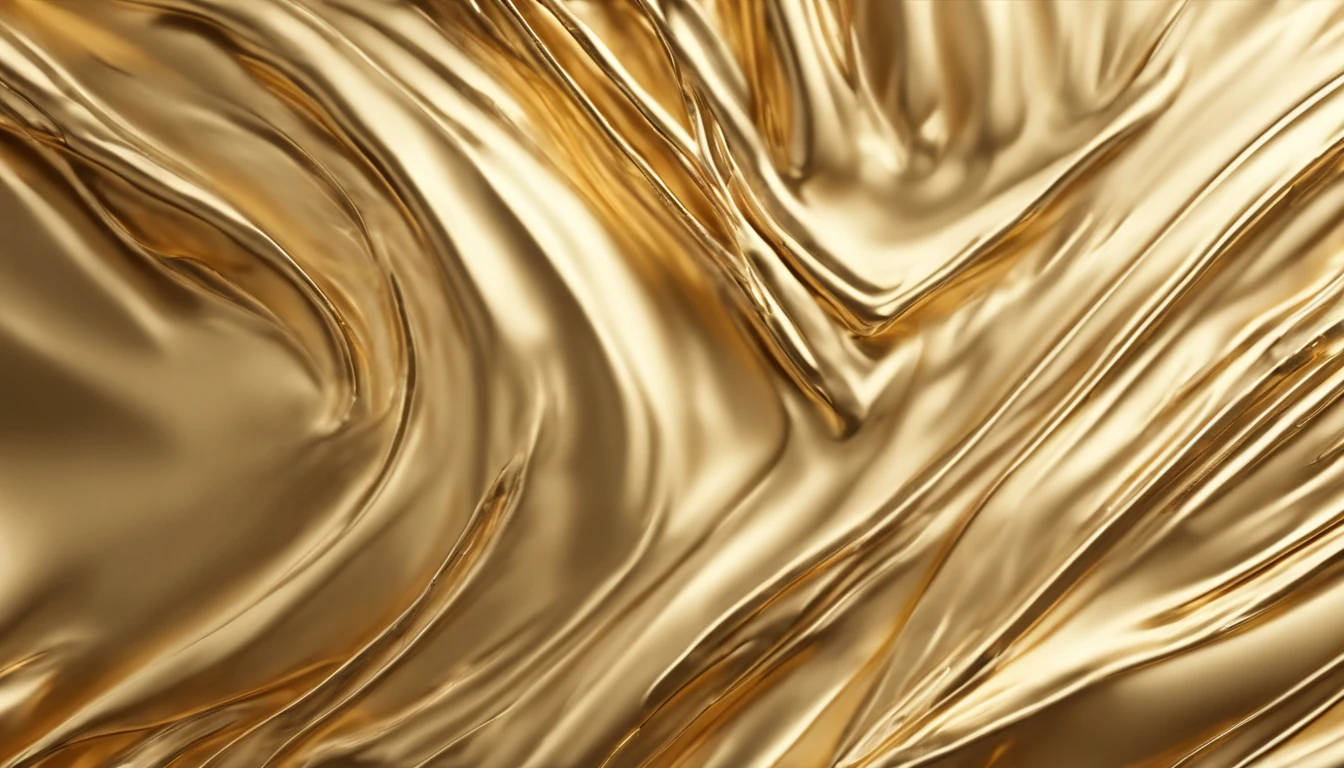 Flowing flashes of light　gold　Textured　wall-paper　opulent　shooting stars