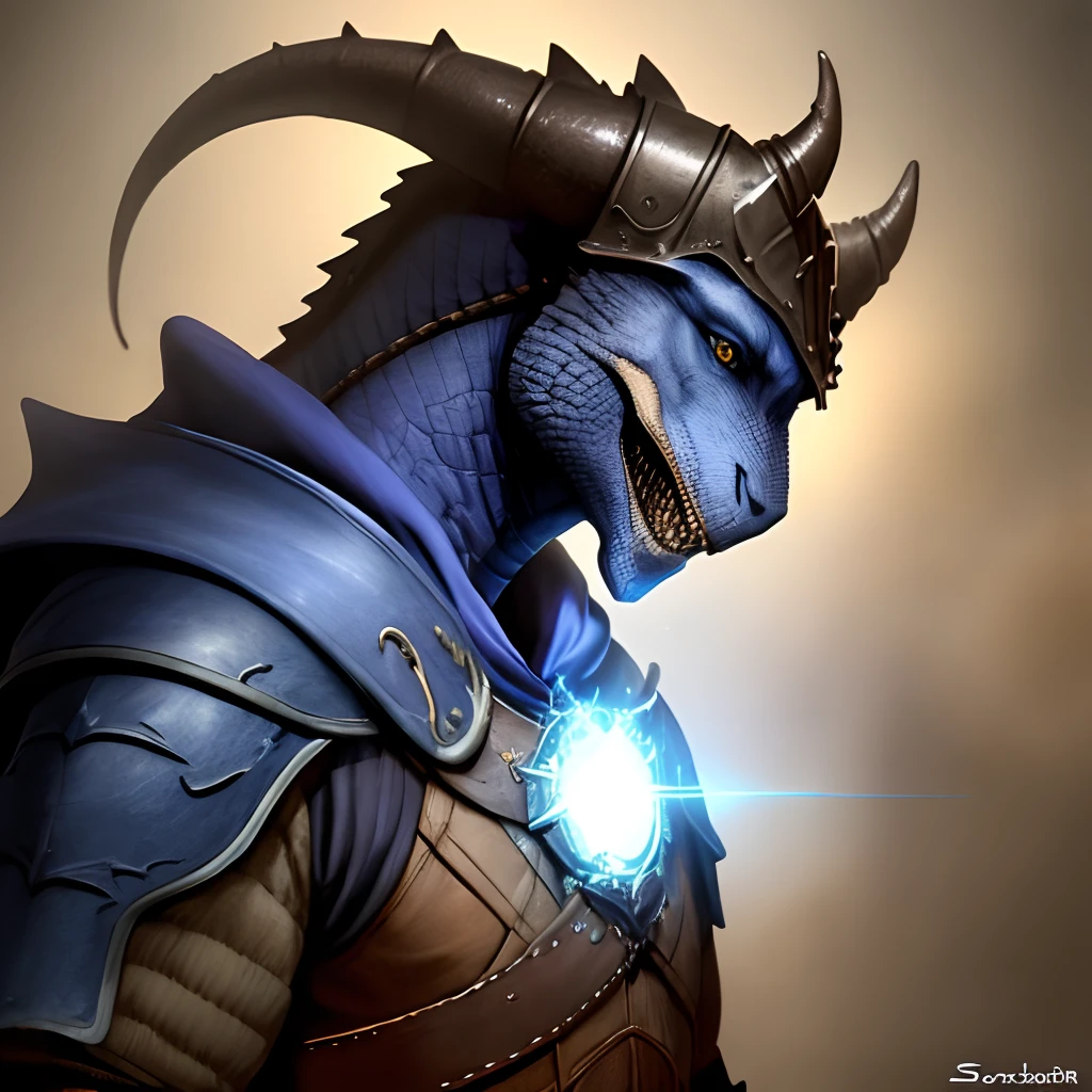 Blue Dragonborn Sorcerer Profile photo